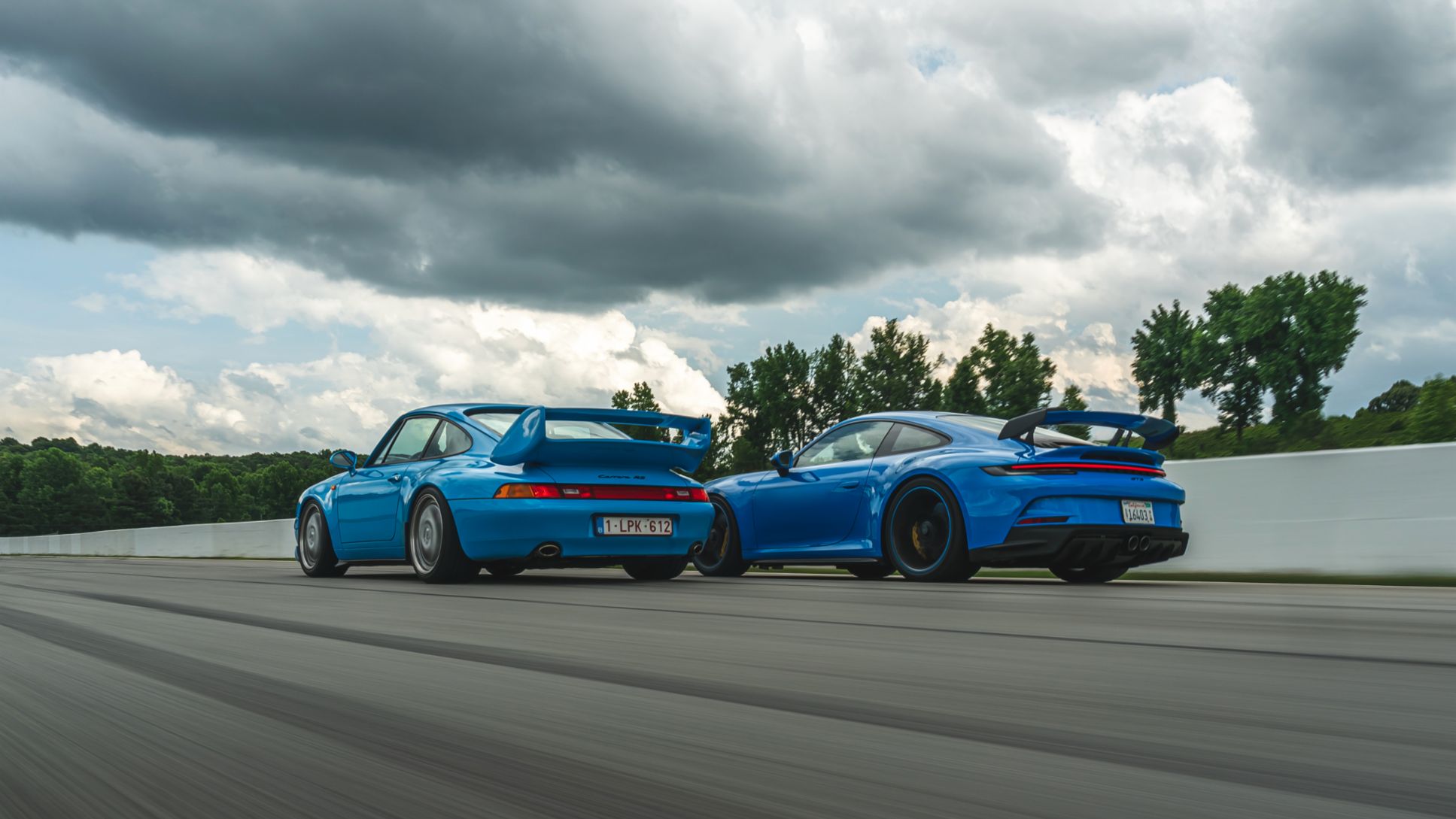 911 Carrera RS 3.8 Type 993, 911 GT3 Type 992, 2021, PCNA
