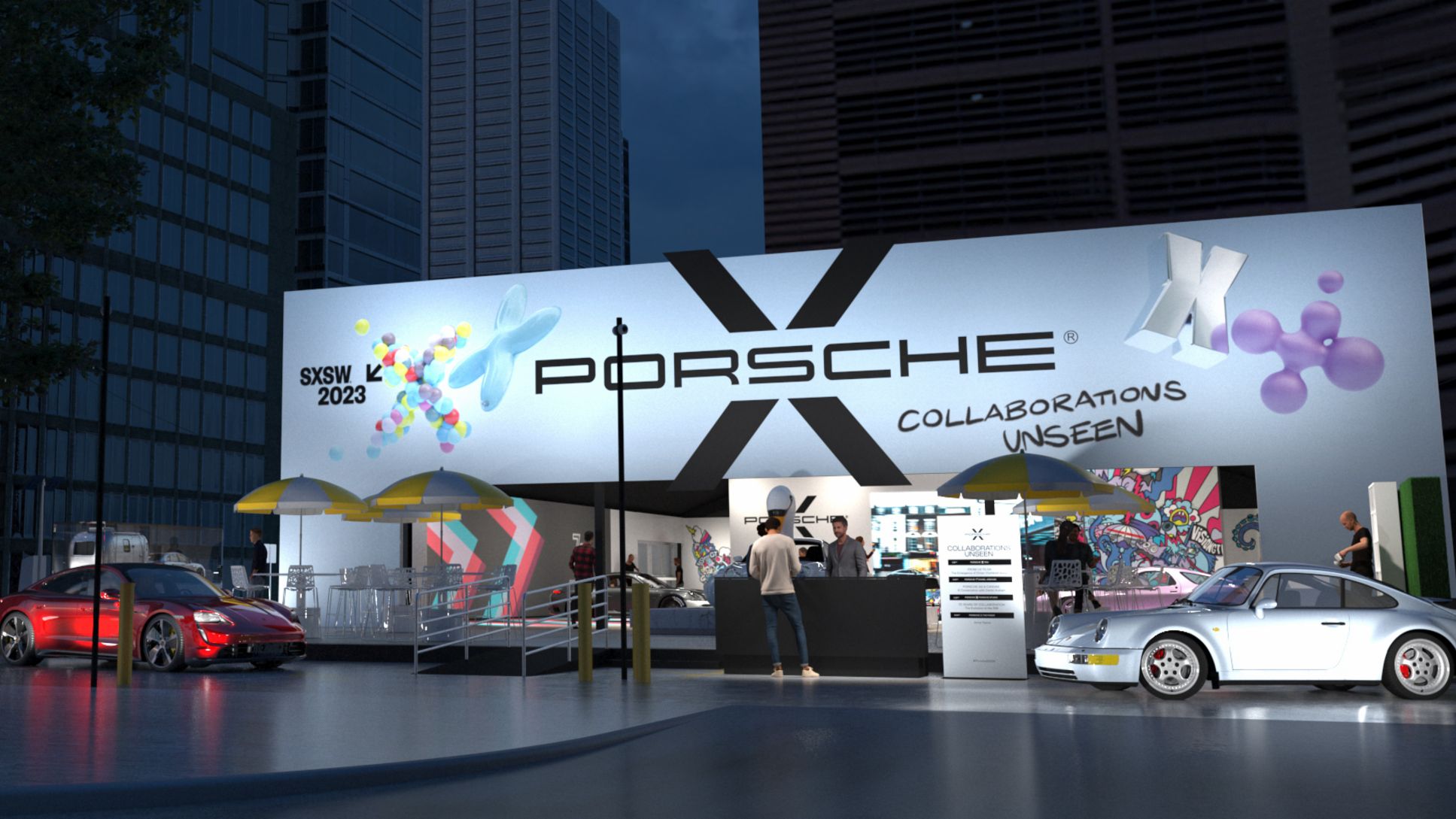 Porsche X – Collaborations Unseen, South by Southwest, 2023, PCNA