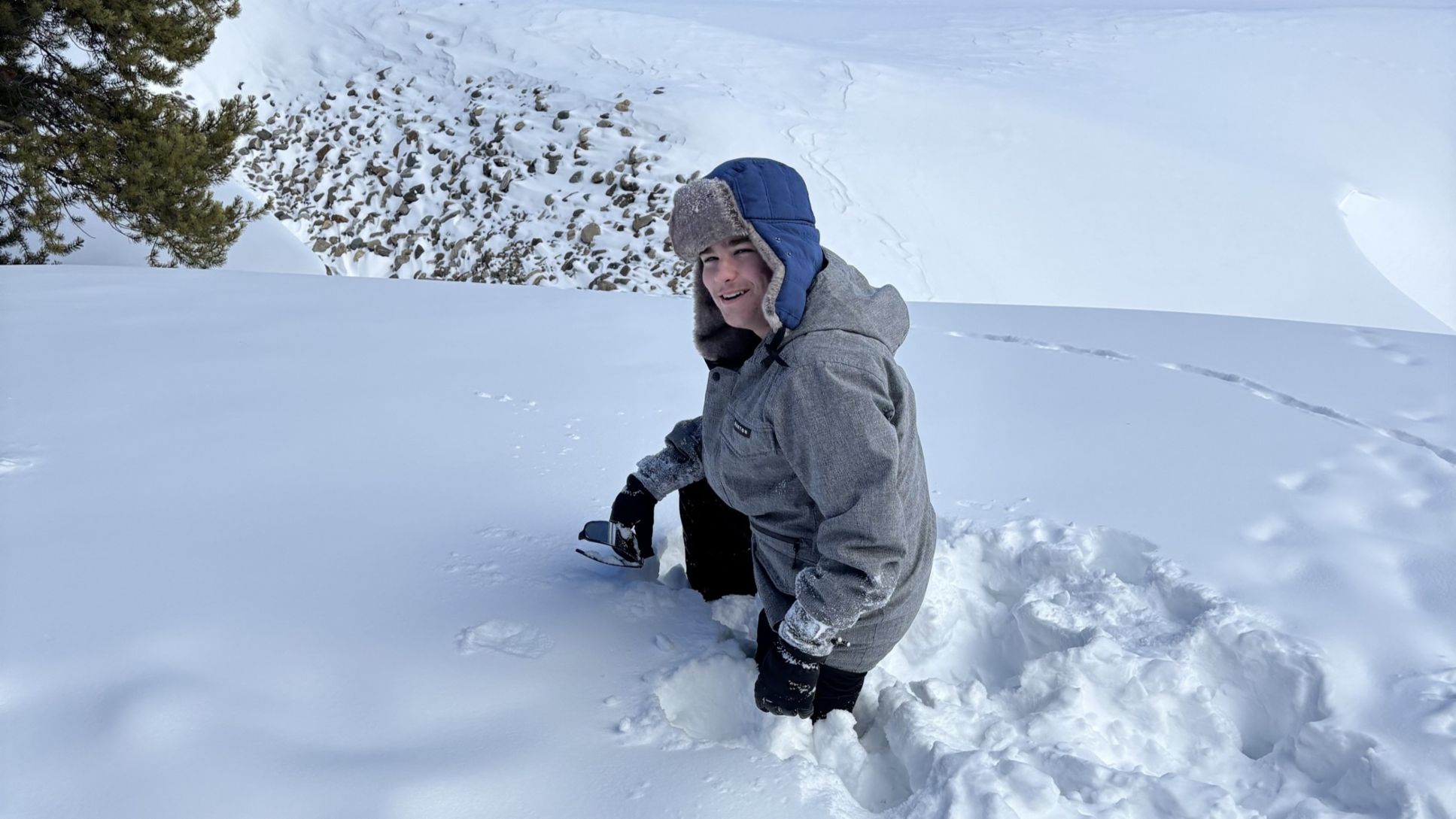 Fifteen-year-old Caleb from the US – a winter dream in the Rockies