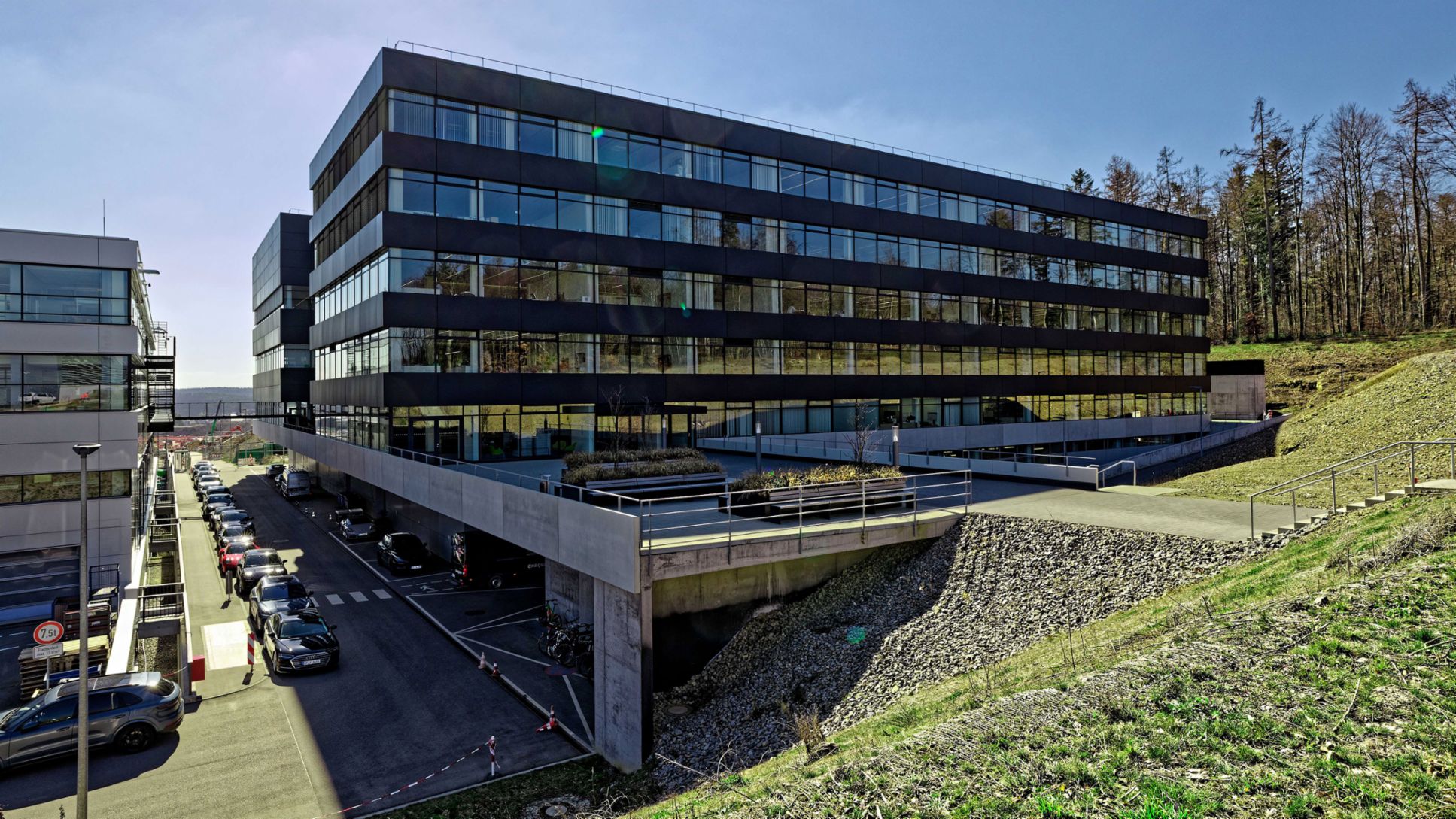 Neues Antriebsprüfgebäude, Porsche Entwicklungszentrum Weissach, 2019, Porsche AG