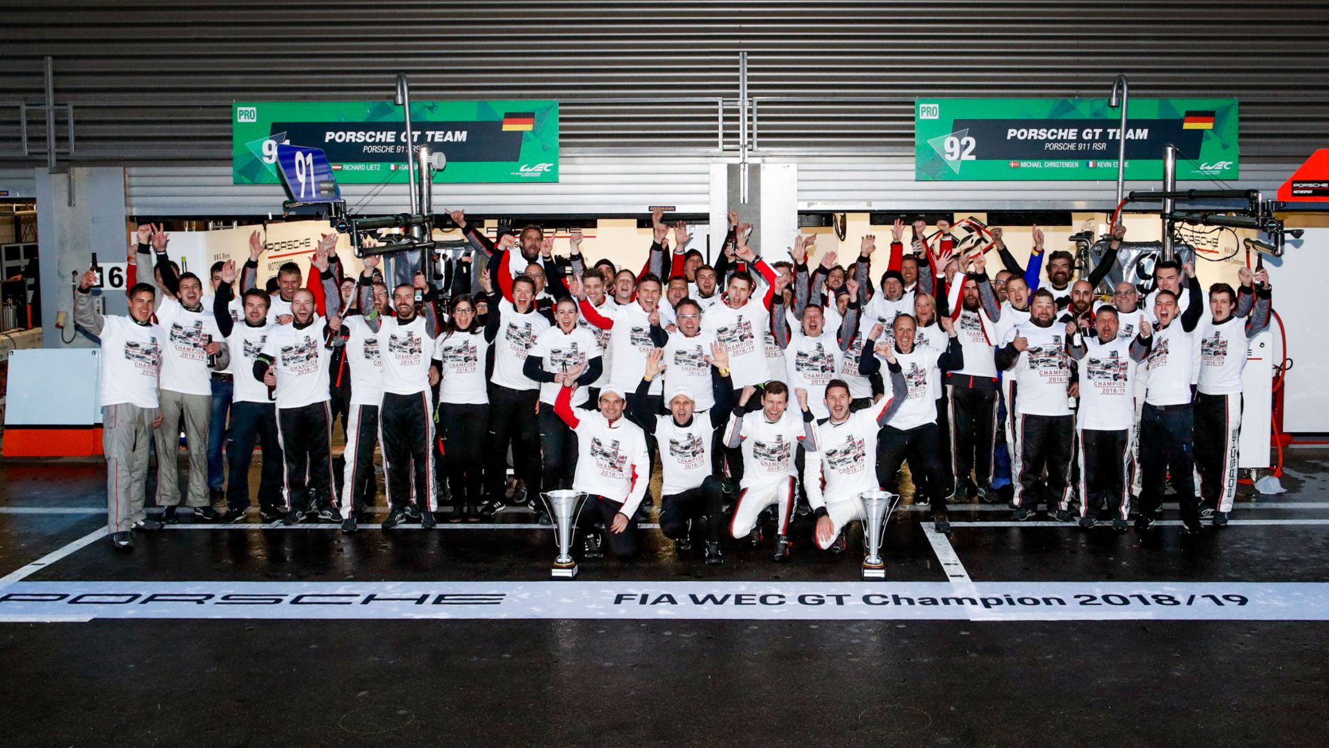 Porsche GT Team, Weltmeister FIA-WEC, Spa-Franchorchamps, 2019, Porsche AG