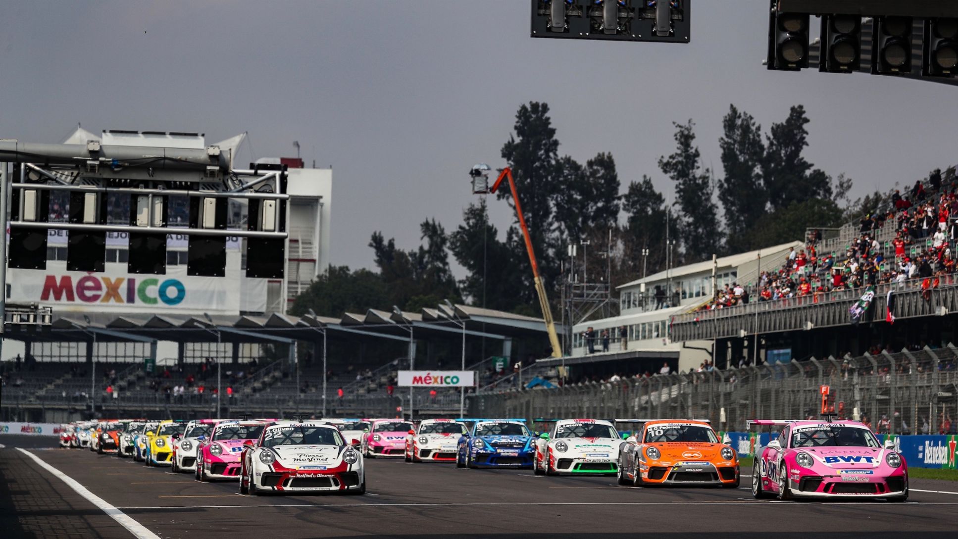 911 GT3 Cup, Porsche Mobil 1 Supercup, Autódromo Hermanos Rodríguez, Ciudad de México, Mexico, décima carrera de la temporada, 2019, Porsche AG