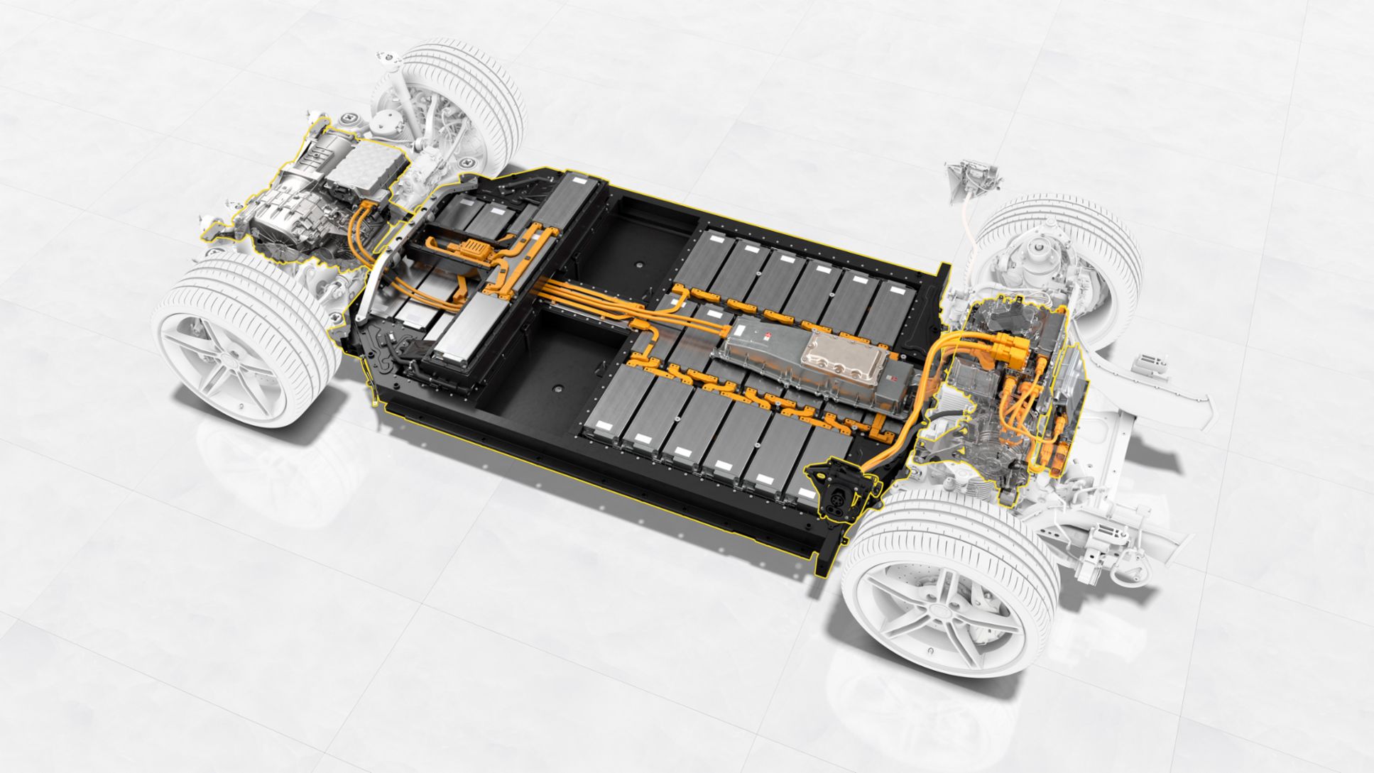 Taycan Turbo S: 800-volt system, 2019, Porsche AG