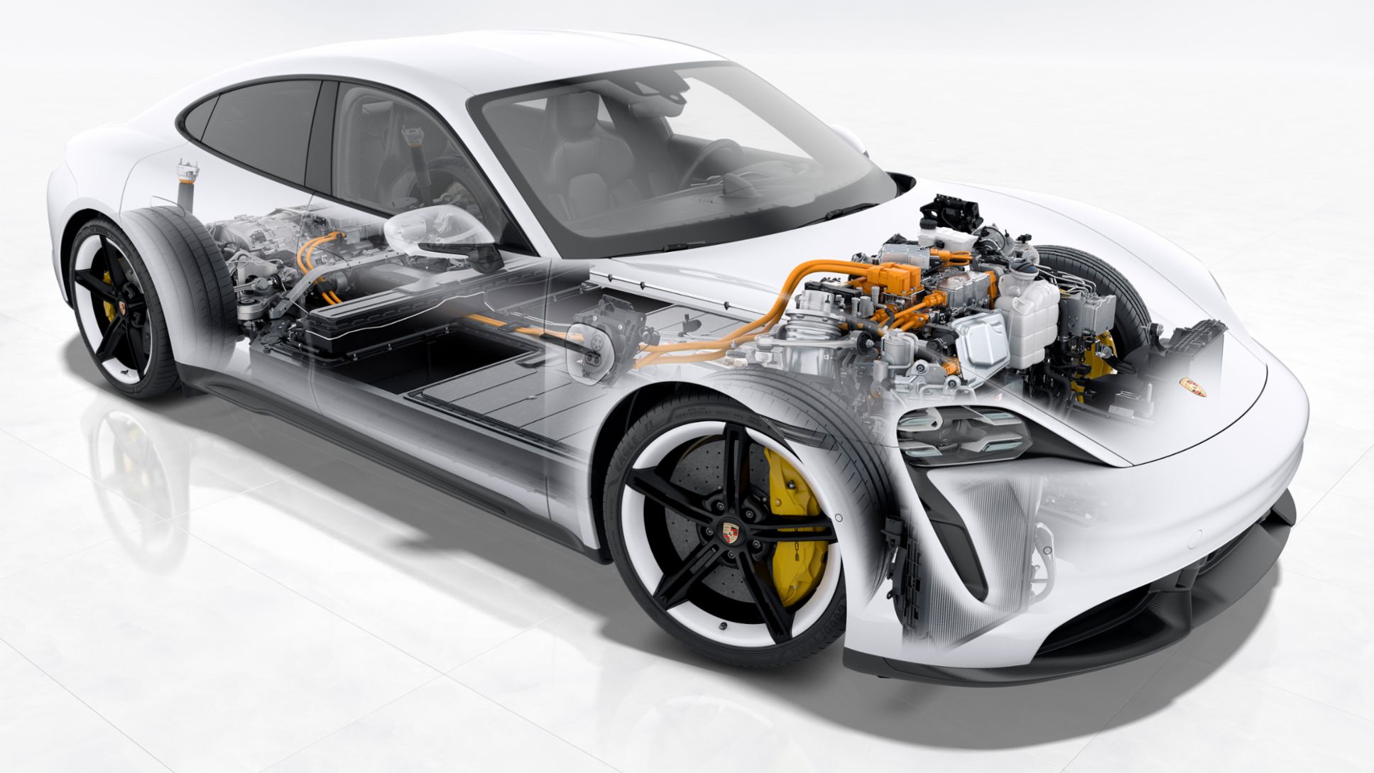 Taycan Turbo S: Phantomgrafik, 2019, Porsche AG