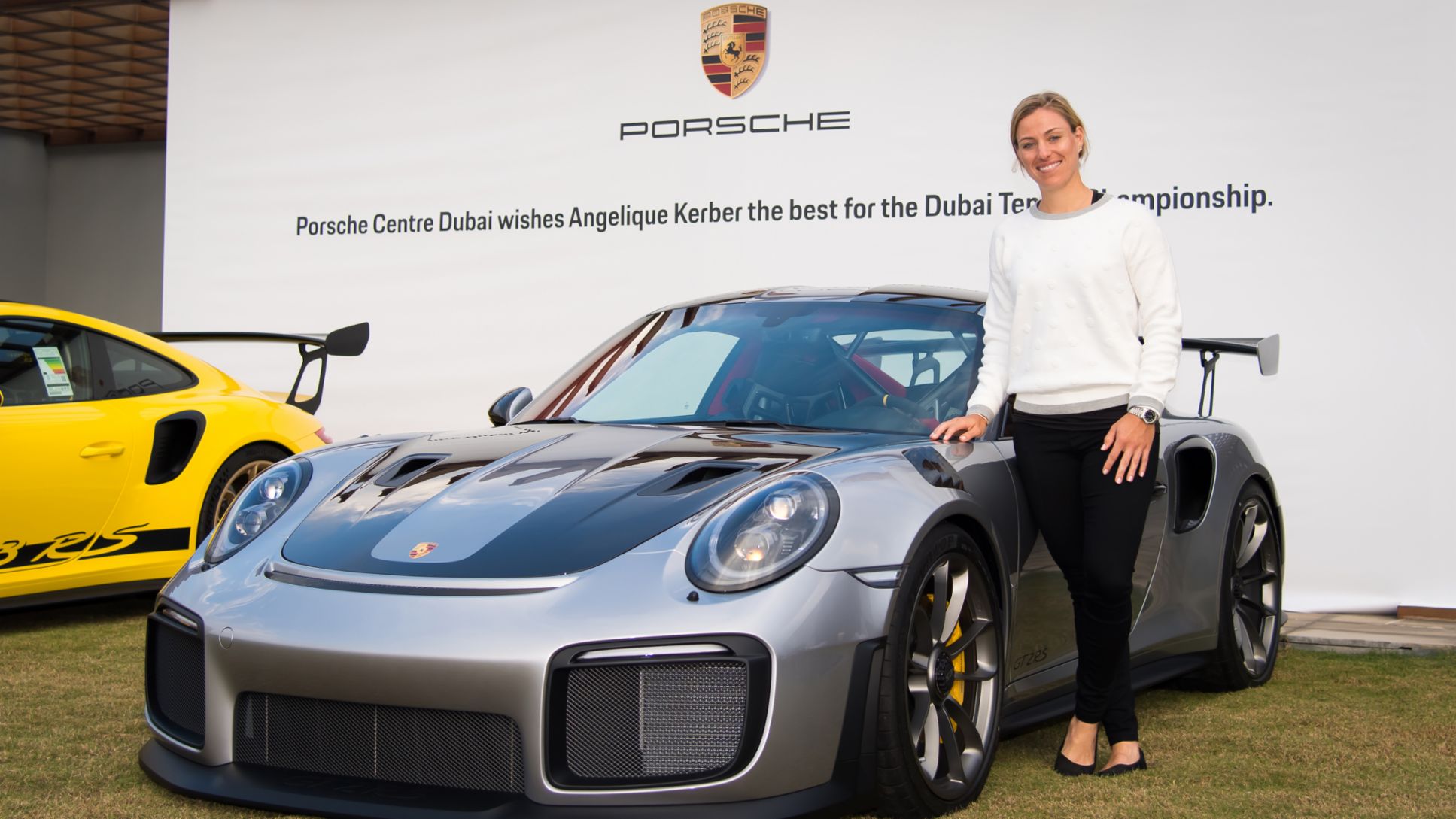 Angelique Kerber, 911 GT2 RS, Porsche Centre Dubai, 2019, Porsche AG