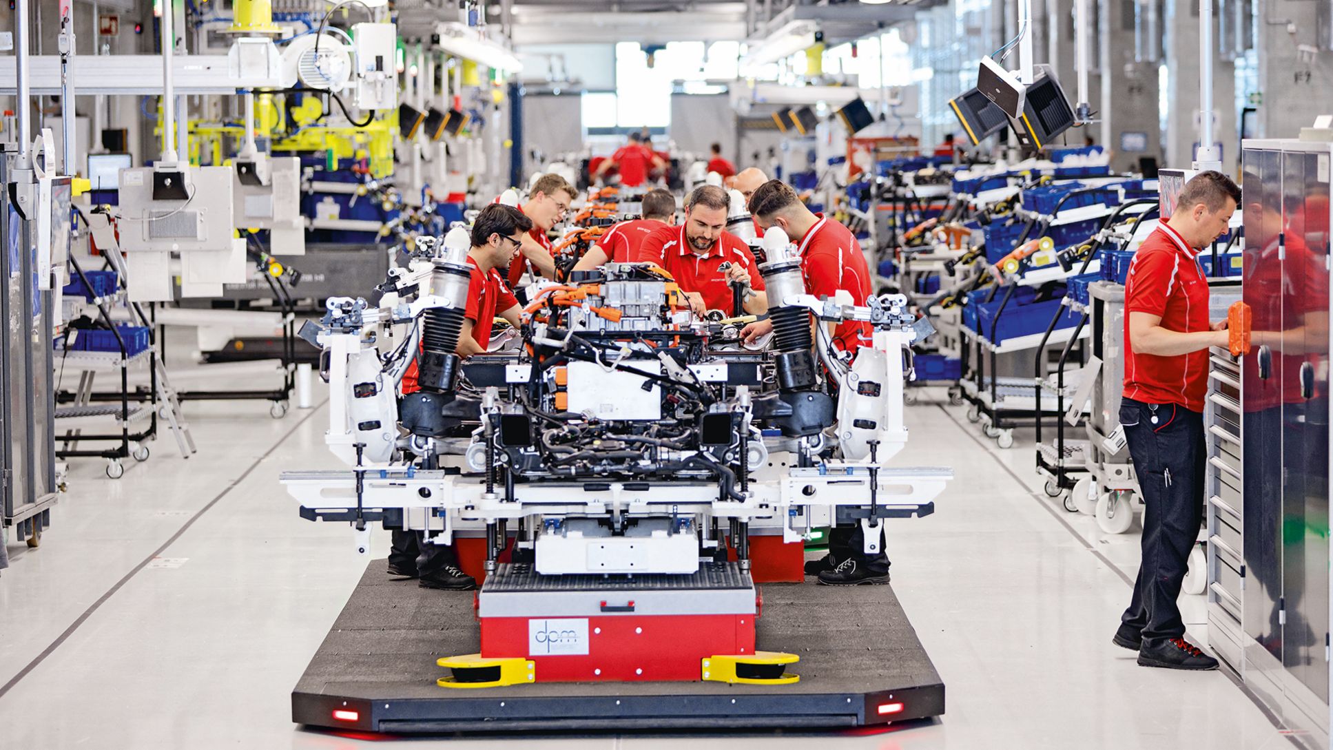Taycan-Fabrik, Stuttgart-Zuffenhausen, 2019, Porsche AG