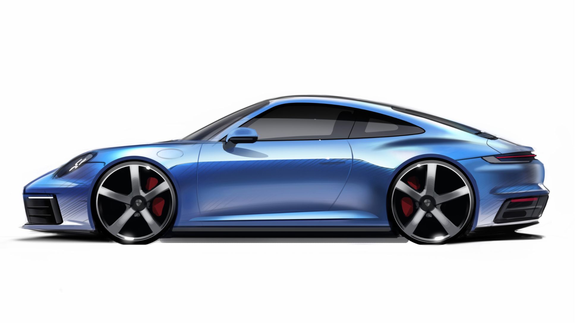 911 sketch 10/10, 2020, Porsche AG