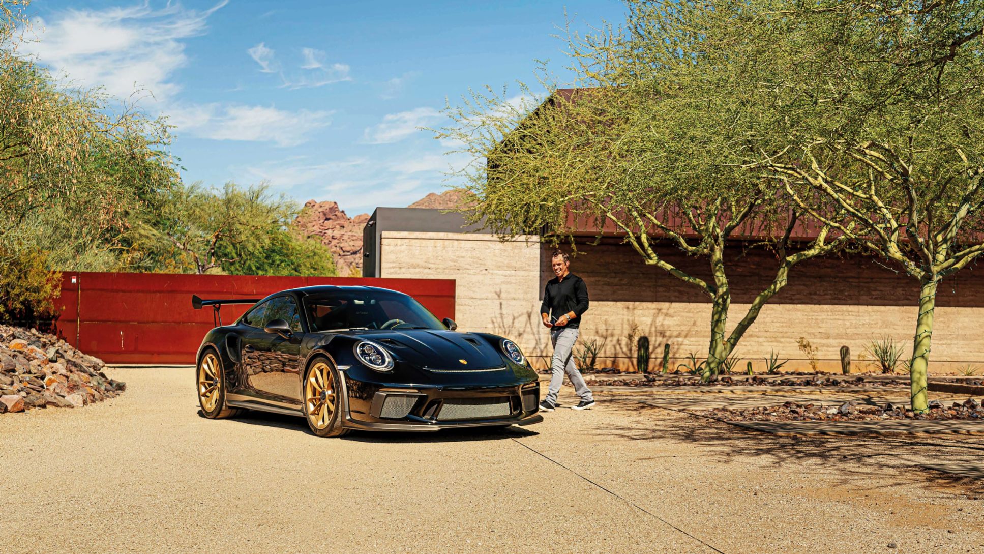Paul Casey, Porsche Brand Ambassador, Porsche 911 GT3 RS, 2020, Porsche AG