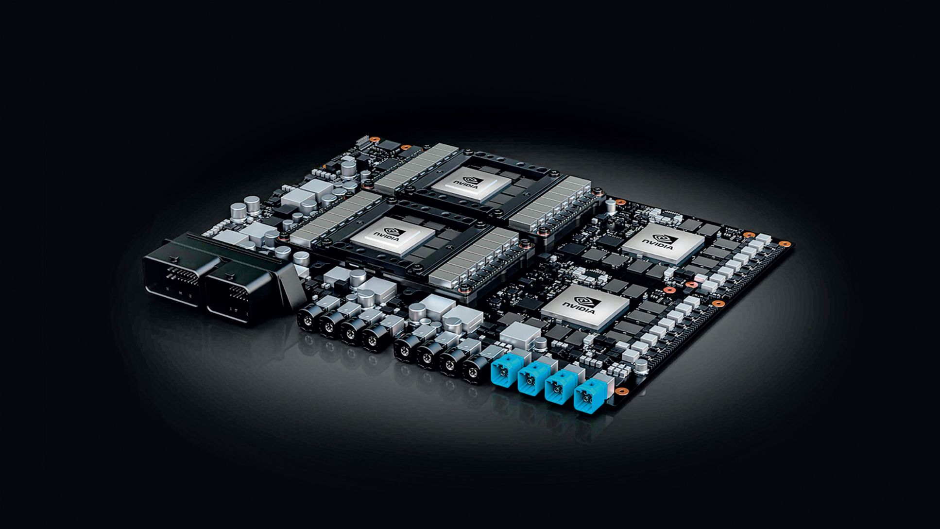 High-performance AI computer NVIDIA Drive AGX Pegasus, 2020, Porsche AG