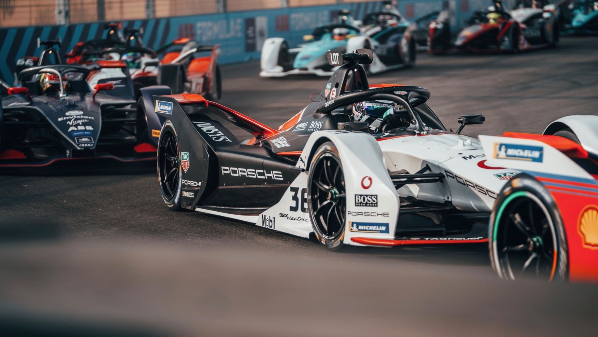 99X Electric, Diriyah E-Prix, segunda carrera del Campeonato de Fórmula E ABB FIA 2019/2020, 2019, Porsche AG
