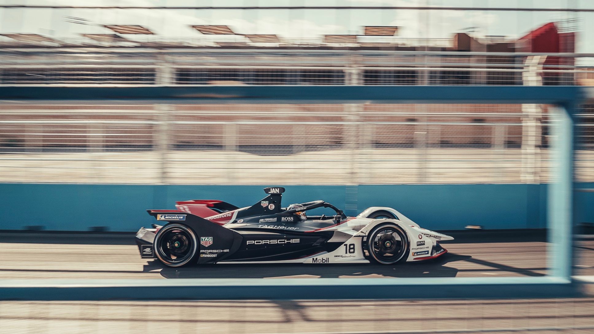 Нил Яни, 99X Electric, E-Prix в Эд-Диръия, гонка 2 чемпионата Formula E 2019/2020, 2019, Porsche AG