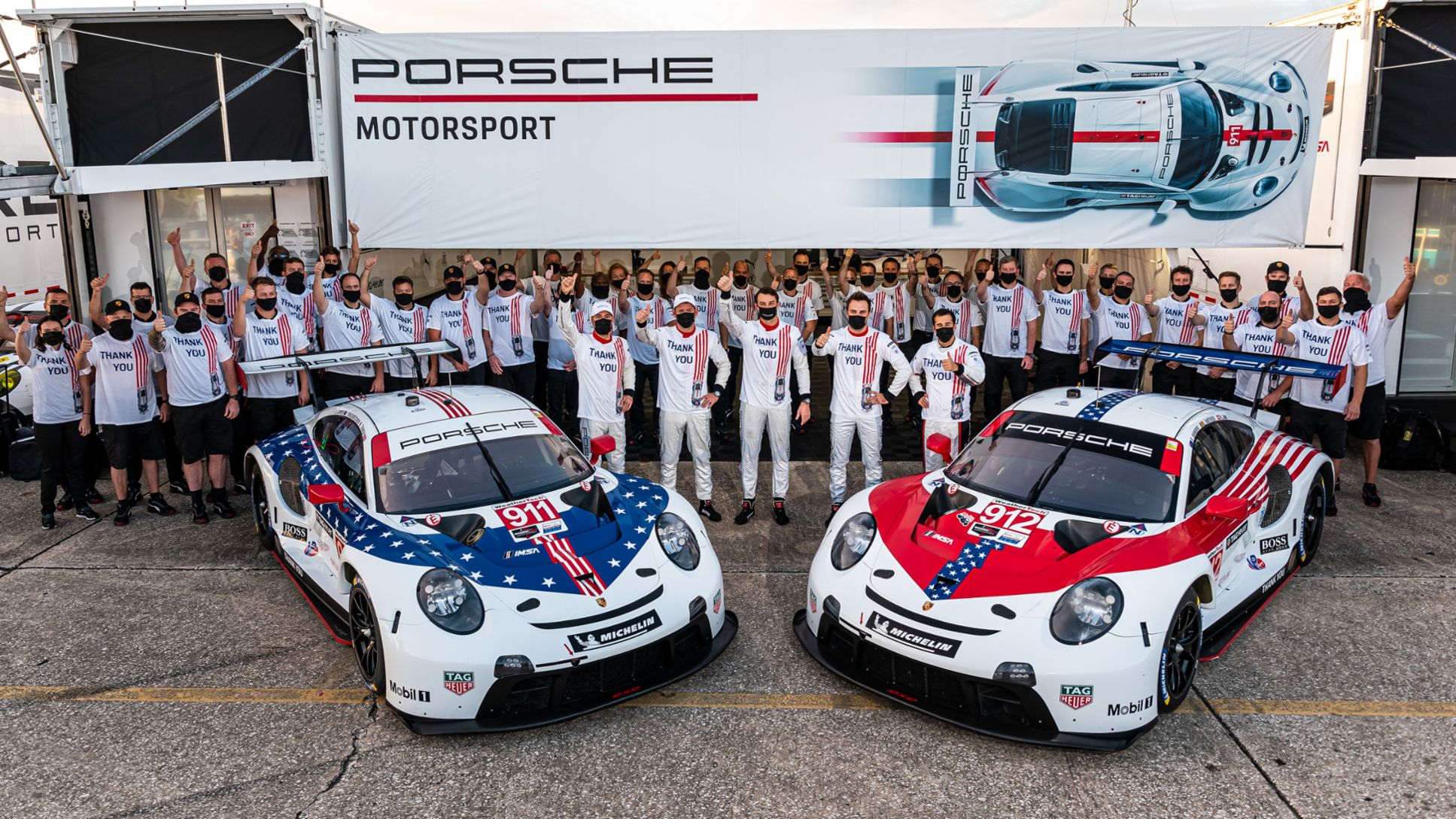GT Team, 911 RSR, IMSA WeatherTech SportsCar Championship, Sebring, 2020, Porsche AG