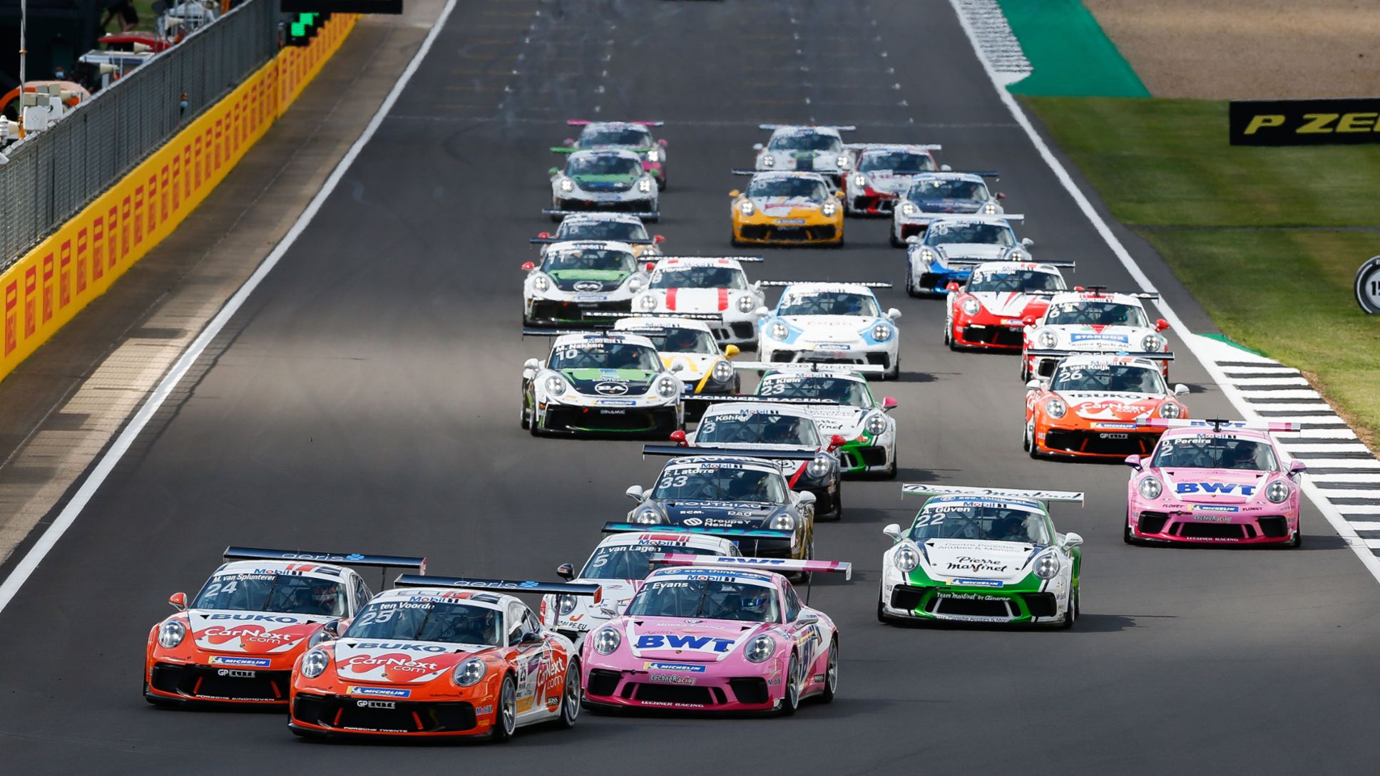 Porsche 911 GT3 Cup, Porsche Mobil 1 Supercup, carrera, Silverstone, 2020, Porsche AG