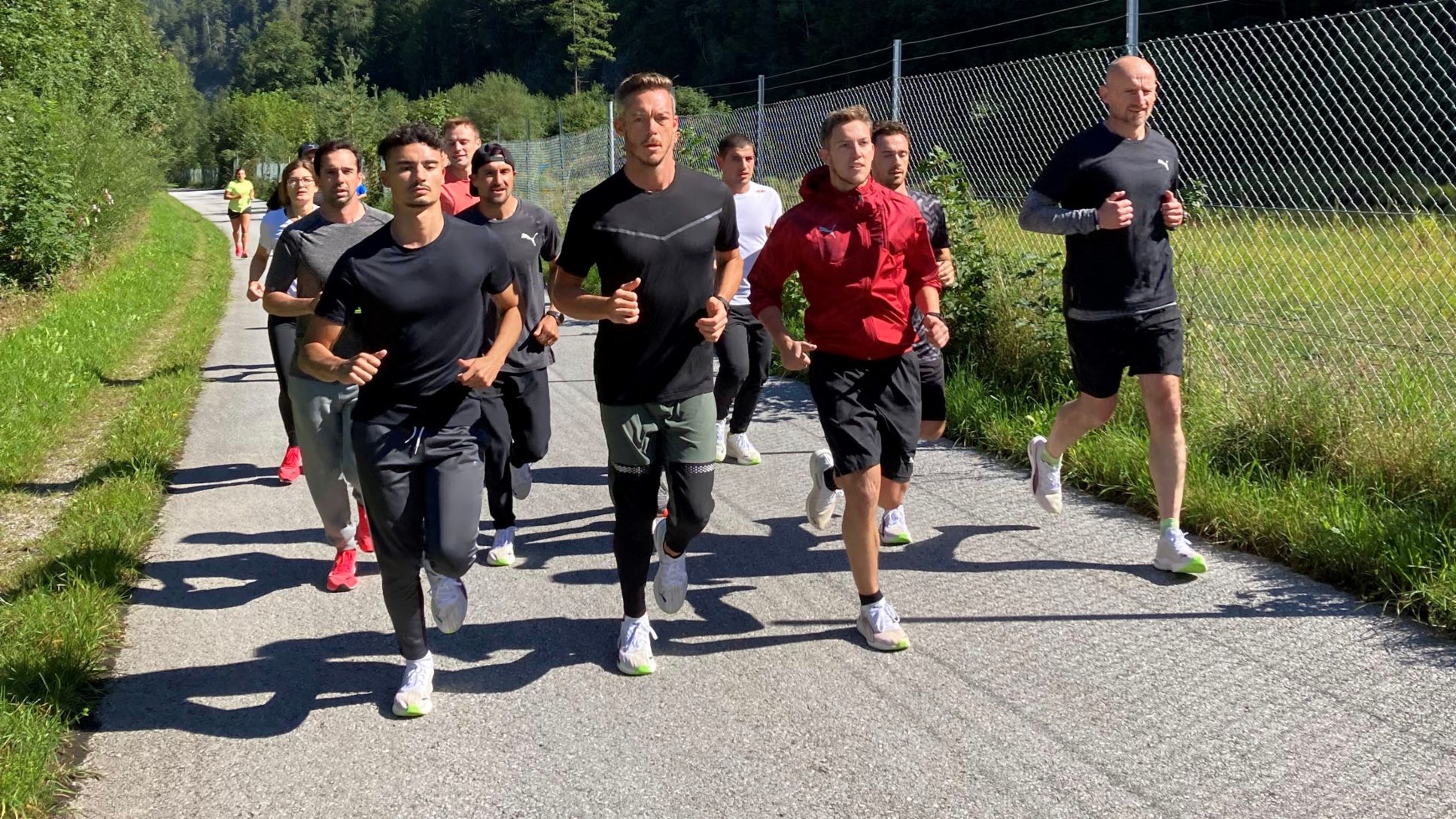 Training für den Virtual Run, 2021, Porsche AG