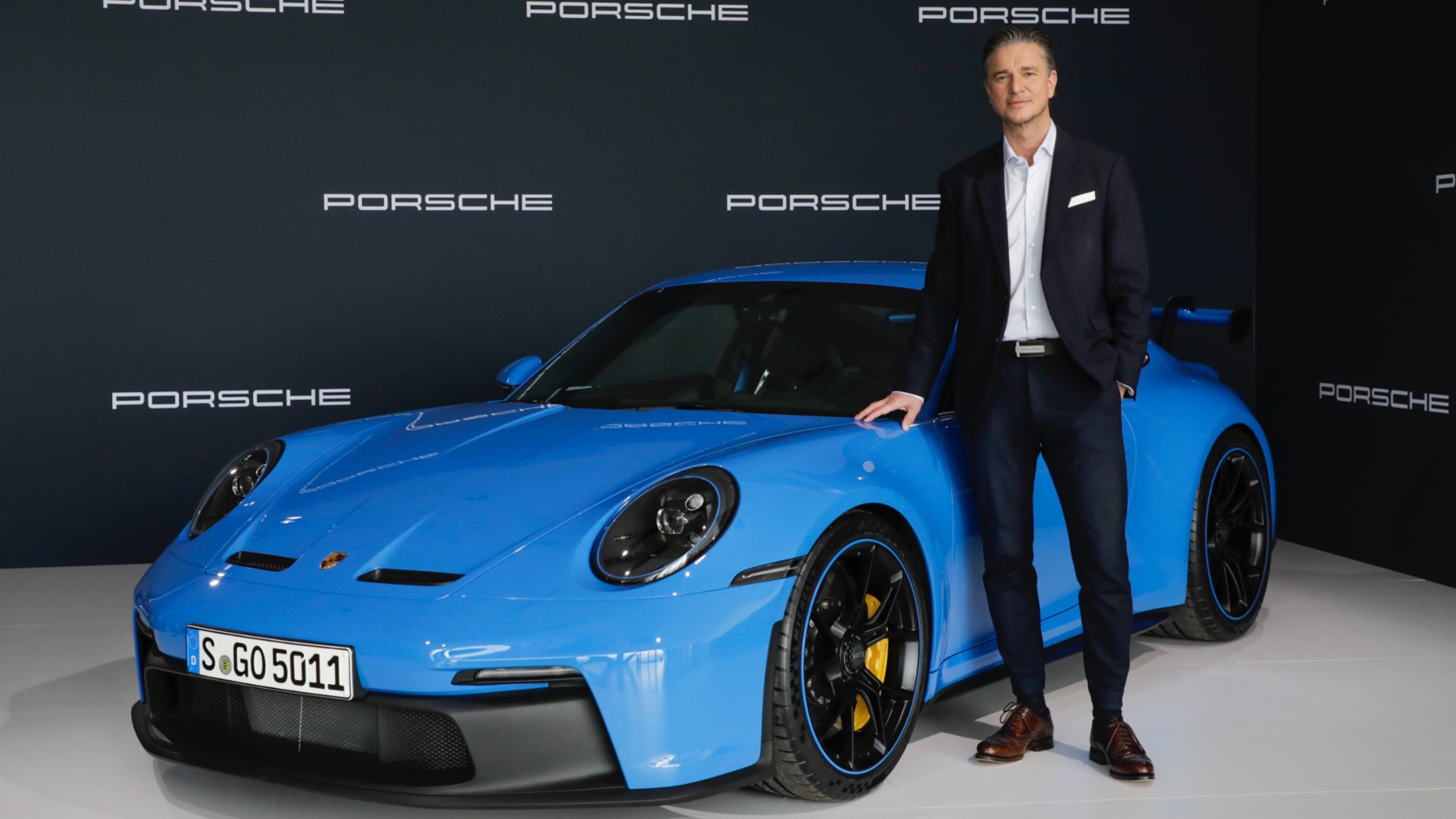Lutz Meschke, Deputy Chairman of the Executive Board and Member of the Executive Board responsible for Finance and IT of Dr. Ing. h.c. F. Porsche AG, 911 GT3, Annual Press Conference, 2021, Porsche AG
