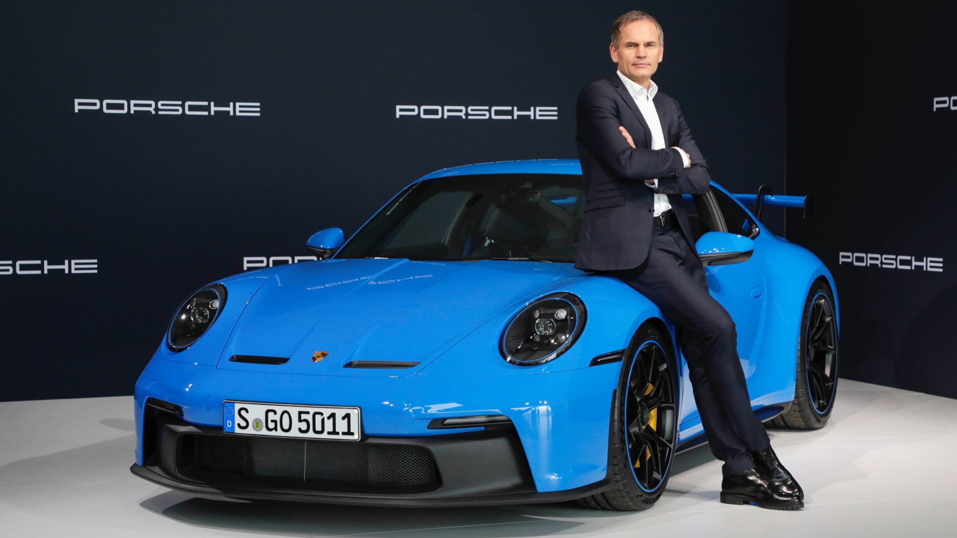 Oliver Blume, Vorstandsvorsitzender der Dr. Ing. h.c. F. Porsche AG, 911 GT3, Jahrespressekonferenz, 2021, Porsche AG