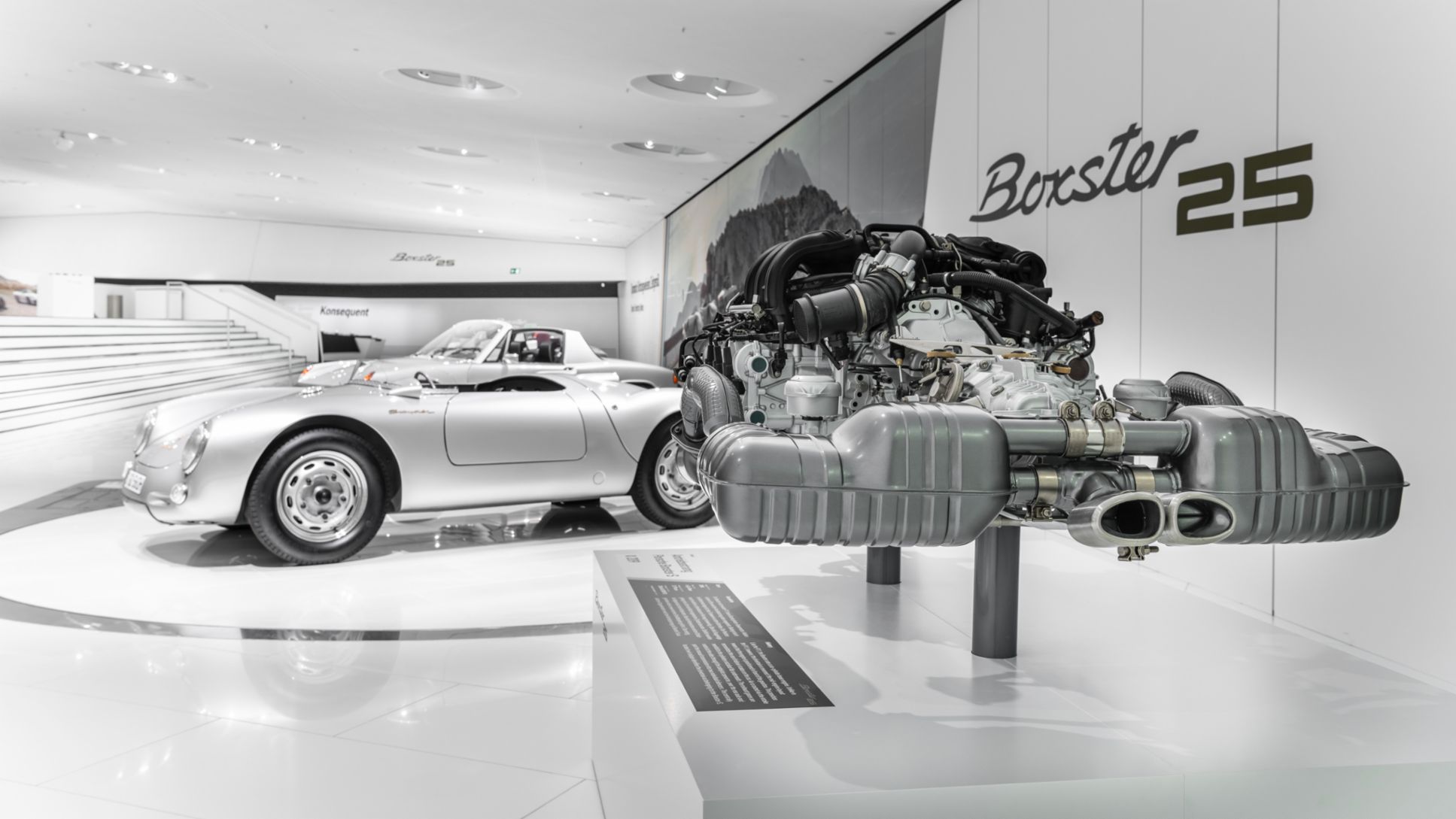 550 Spyder, 914/4, exposición especial “25 años del Boxster”, Museo Porsche, 2021, Porsche AG