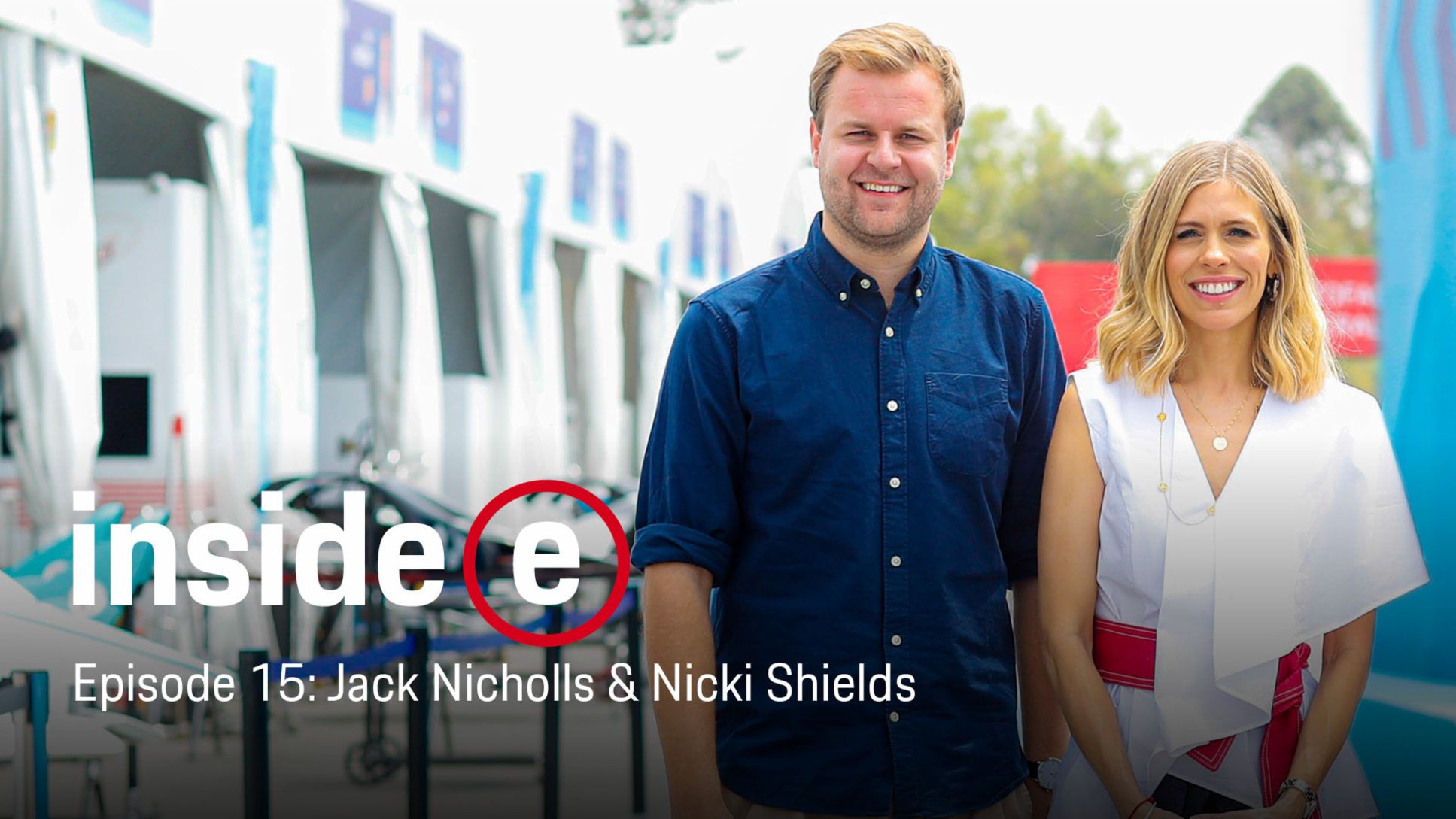 Jack Nicholls, Nicki Shields, l-r, “Inside E” podcast, 2020, Porsche AG