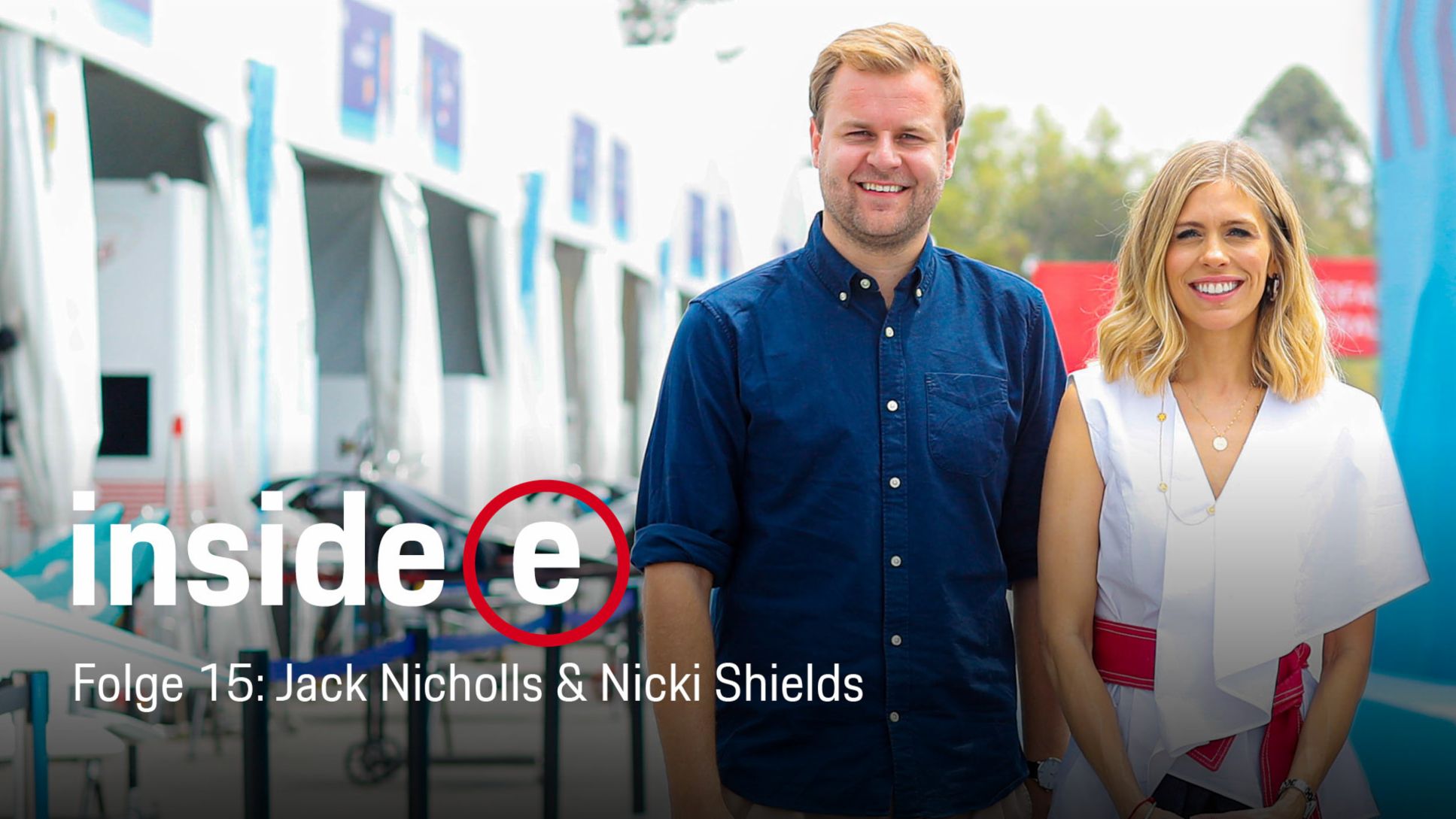 Jack Nicholls, Nicki Shields, l-r, „Inside E“-Podcast, 2020, Porsche AG