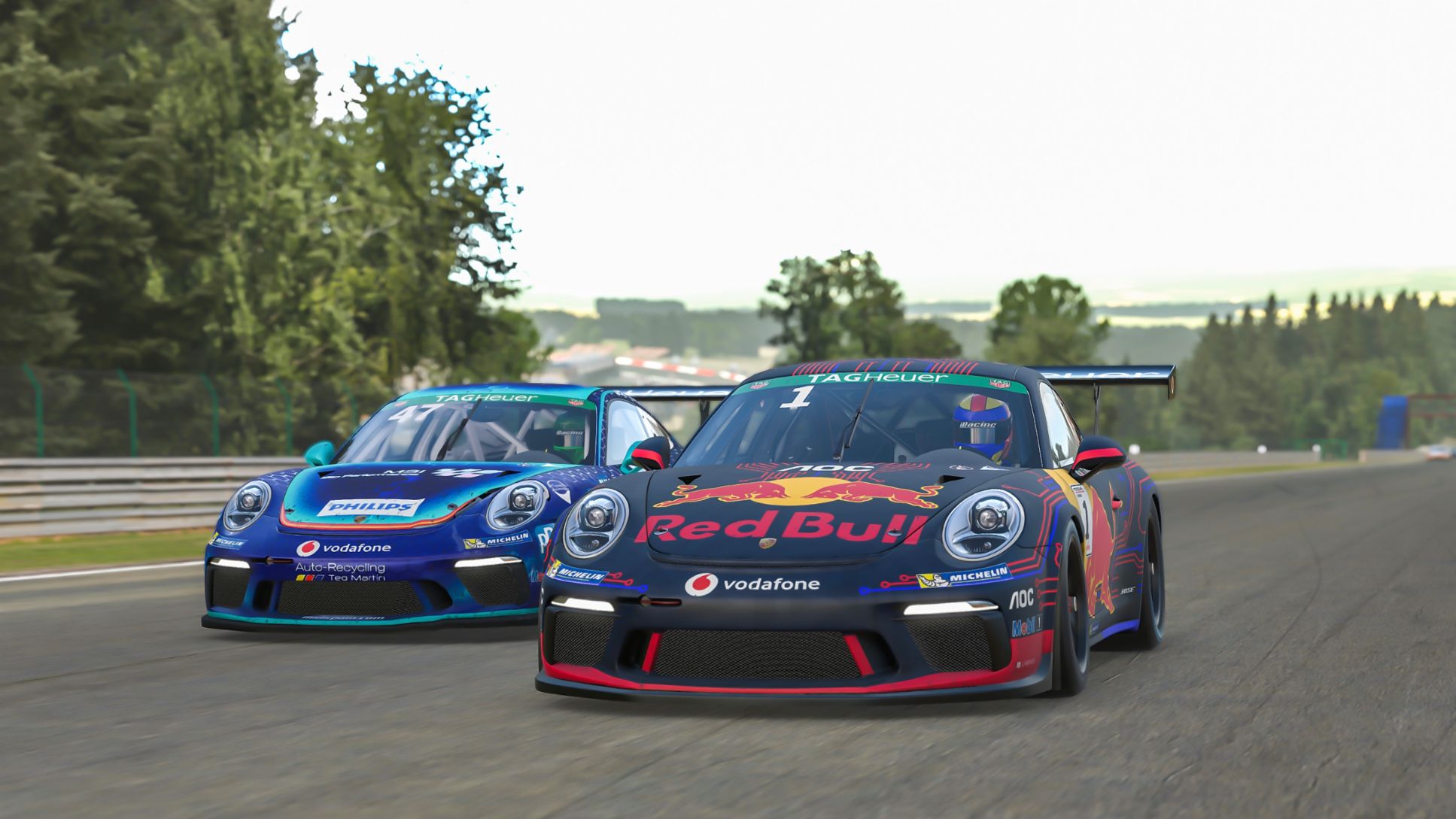 911 GT3 Cup, Porsche TAG Heuer Esports Supercup, prueba 7, Spa, 2021, Porsche AG