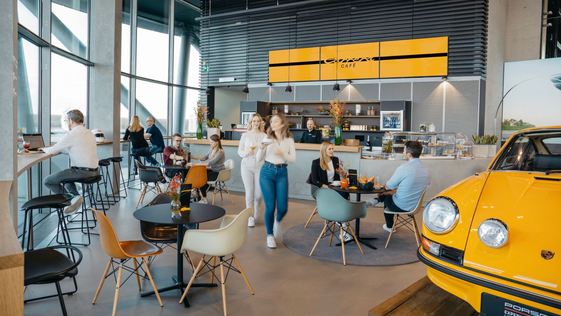 Carrera Café, Ladepark Leipzig, 2022, Porsche AG