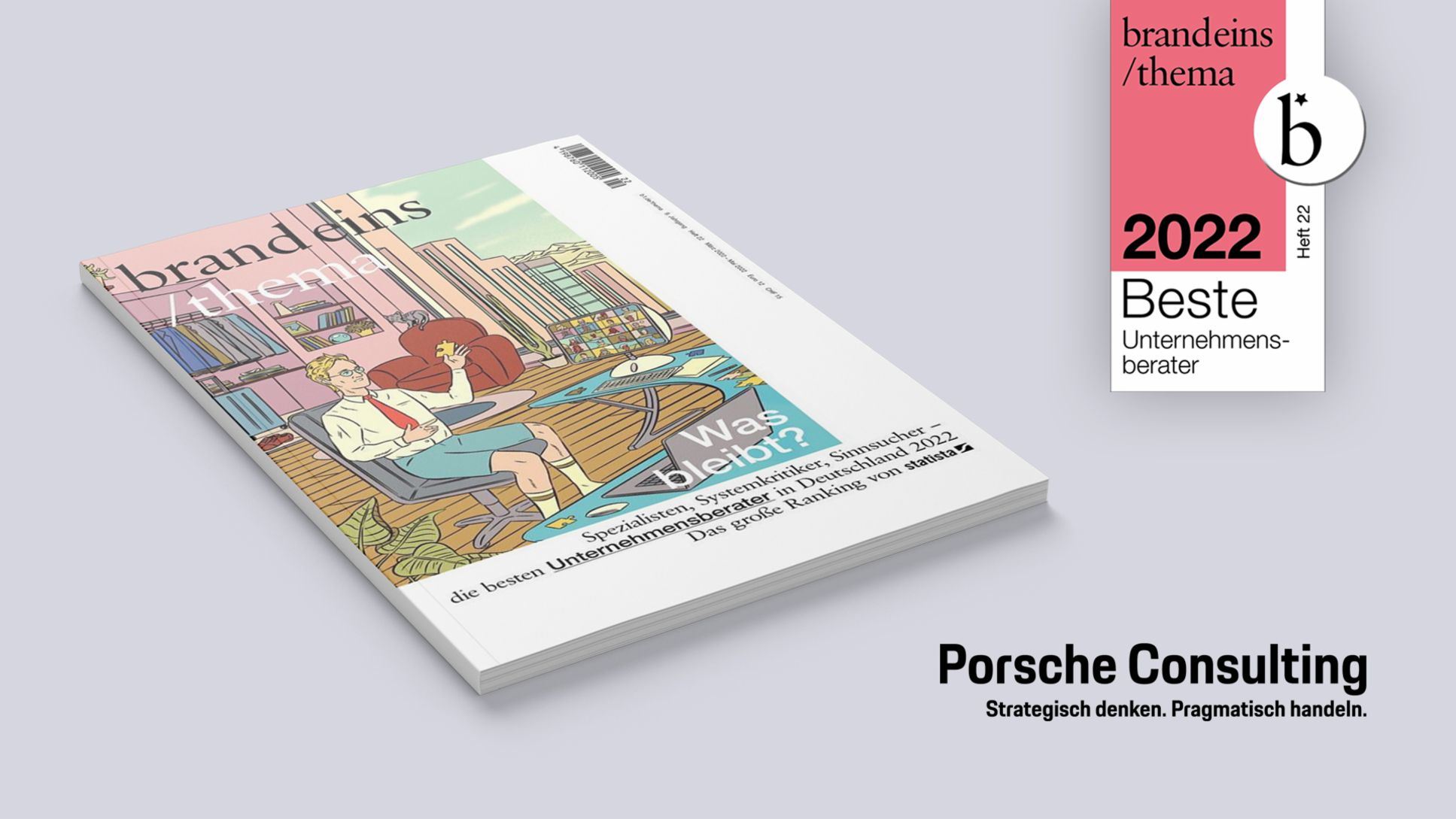 Wirtschaftsmagazin „brand eins“, 2022, Porsche Consulting GmbH