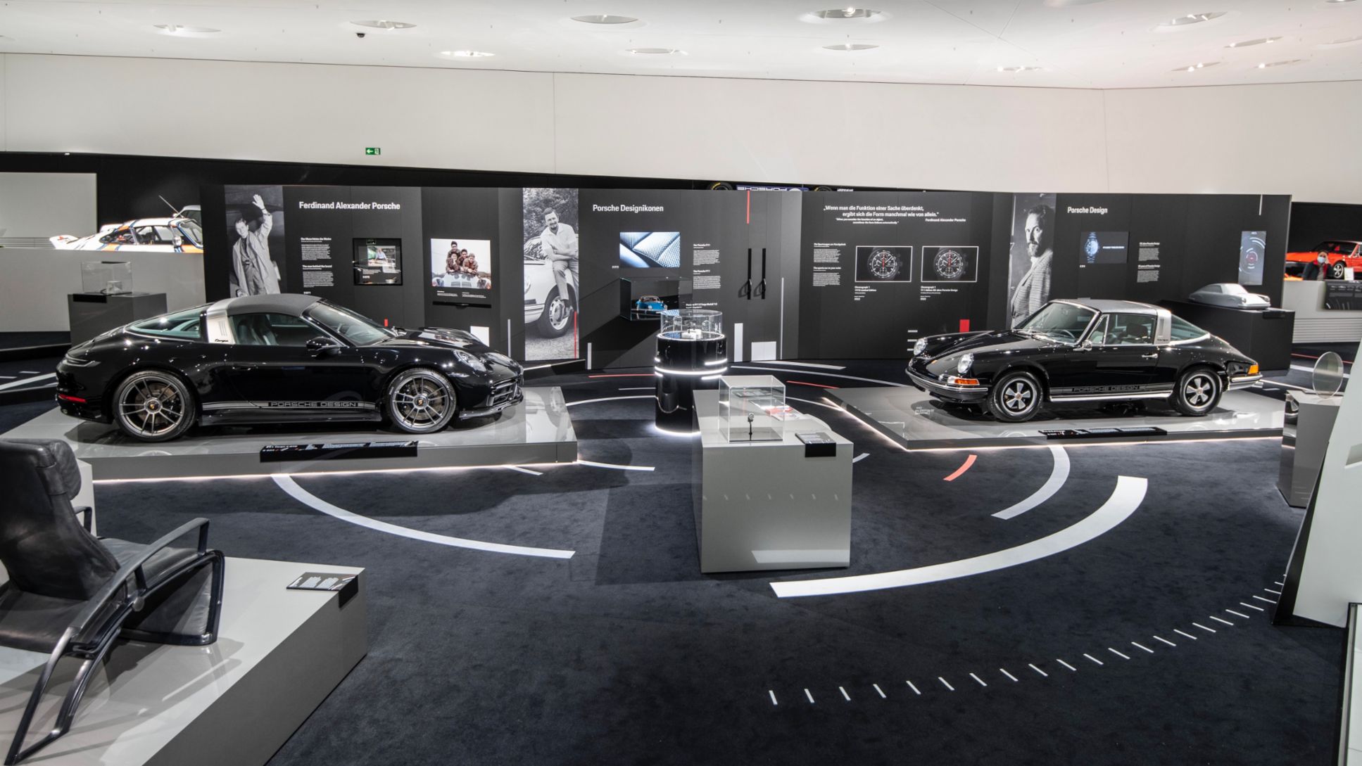 911 S 2.4 Targa, 911 Edition 50 Jahre Porsche Design, Sonderausstellung 50 Jahre Porsche Design, Porsche Museum, 2022, Porsche AG