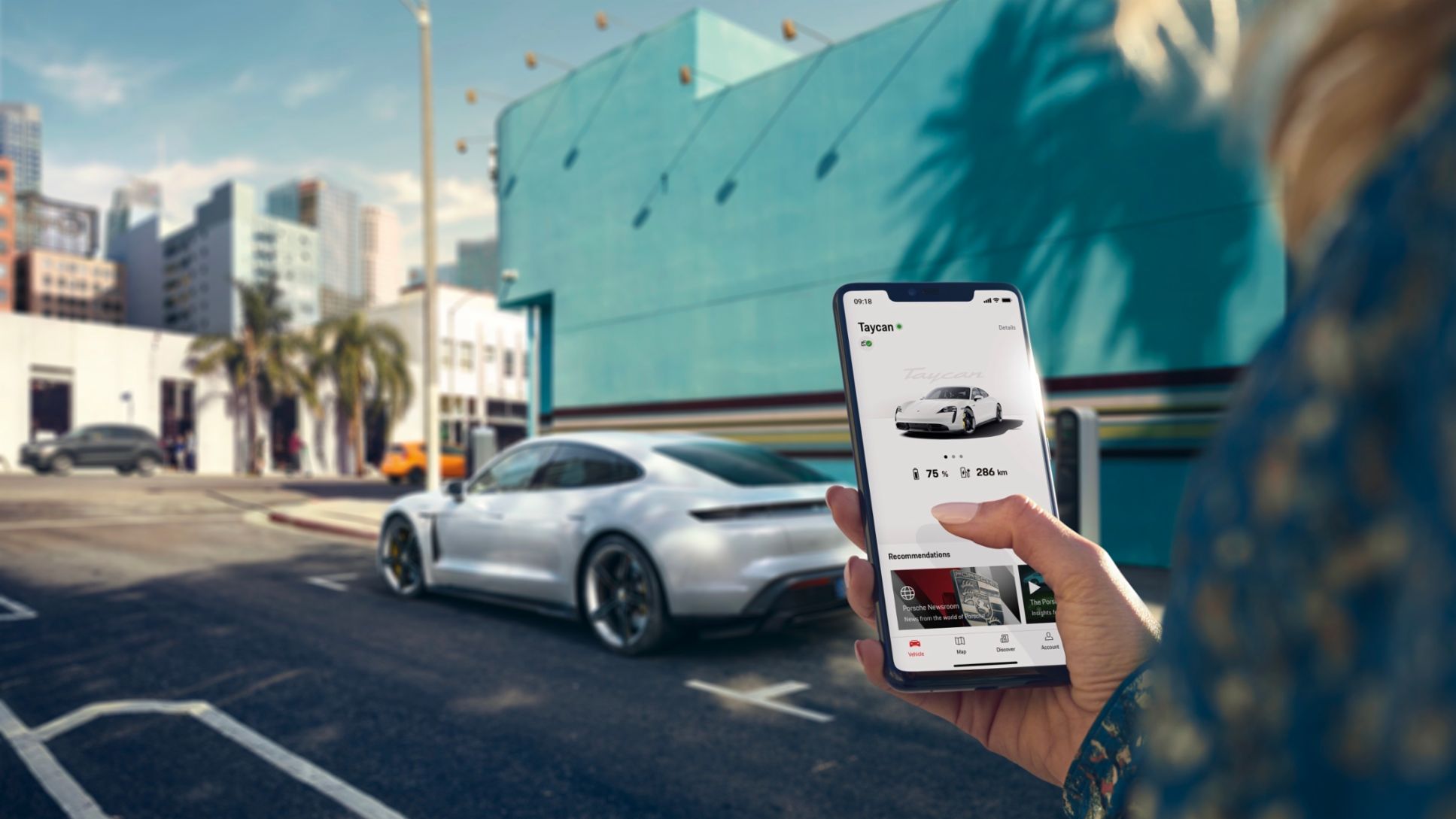 Taycan, Neue My Porsche App, 2022, Porsche AG