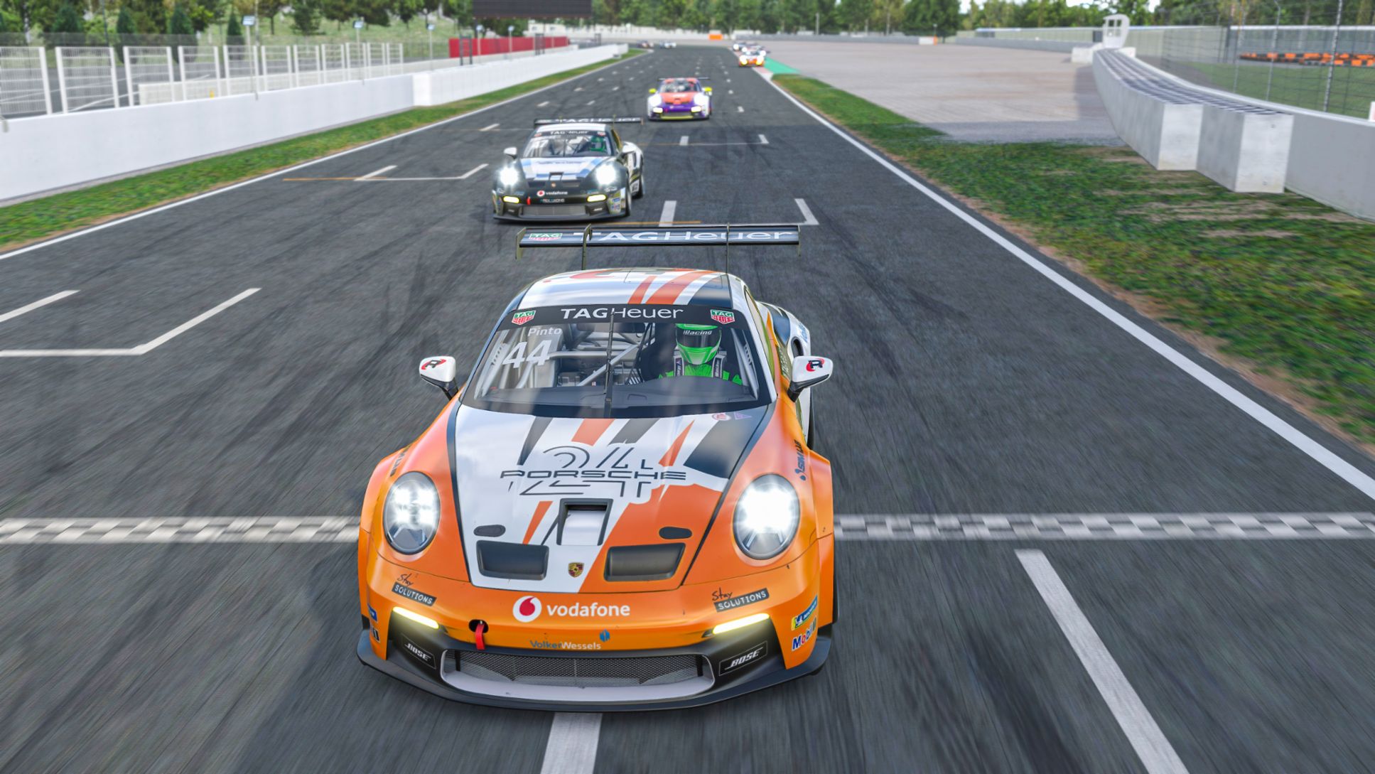 911 GT3 Cup, Porsche TAG Heuer Esports Supercup, Race 2, Barcelona, Spain, 2022, Porsche AG
