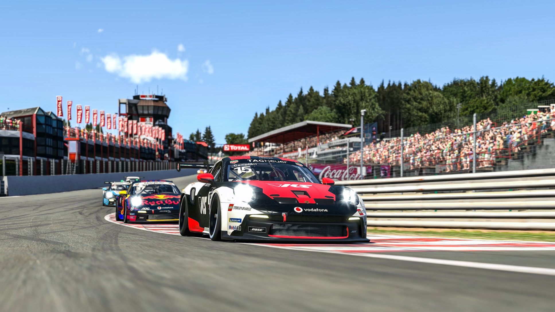 911 GT3 Cup, Porsche TAG Heuer Esports Supercup 2022, Lauf 7, Spa-Francorchamps, Belgien, Porsche AG