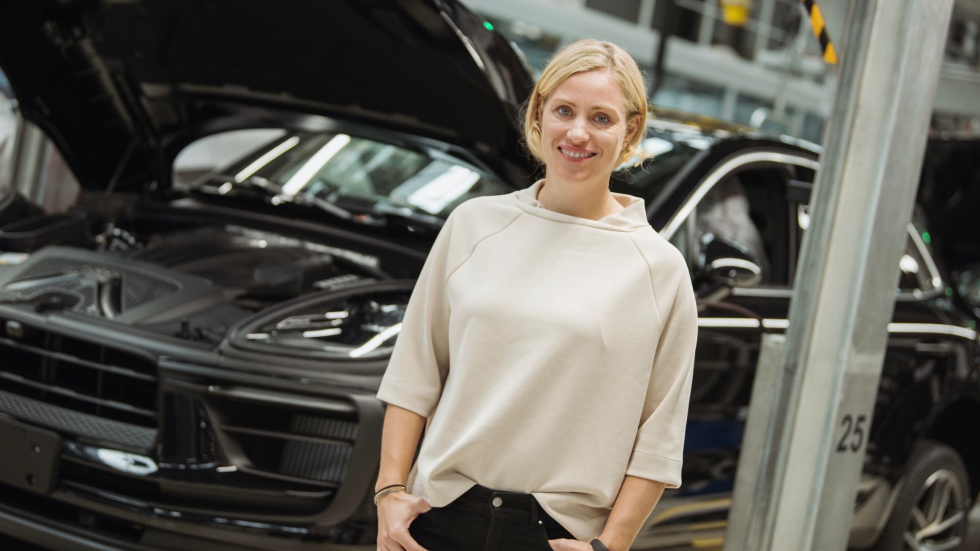 Angelique Kerber, Porsche Brand Ambassador, Porsche Leipzig Factory, 2022, Porsche AG