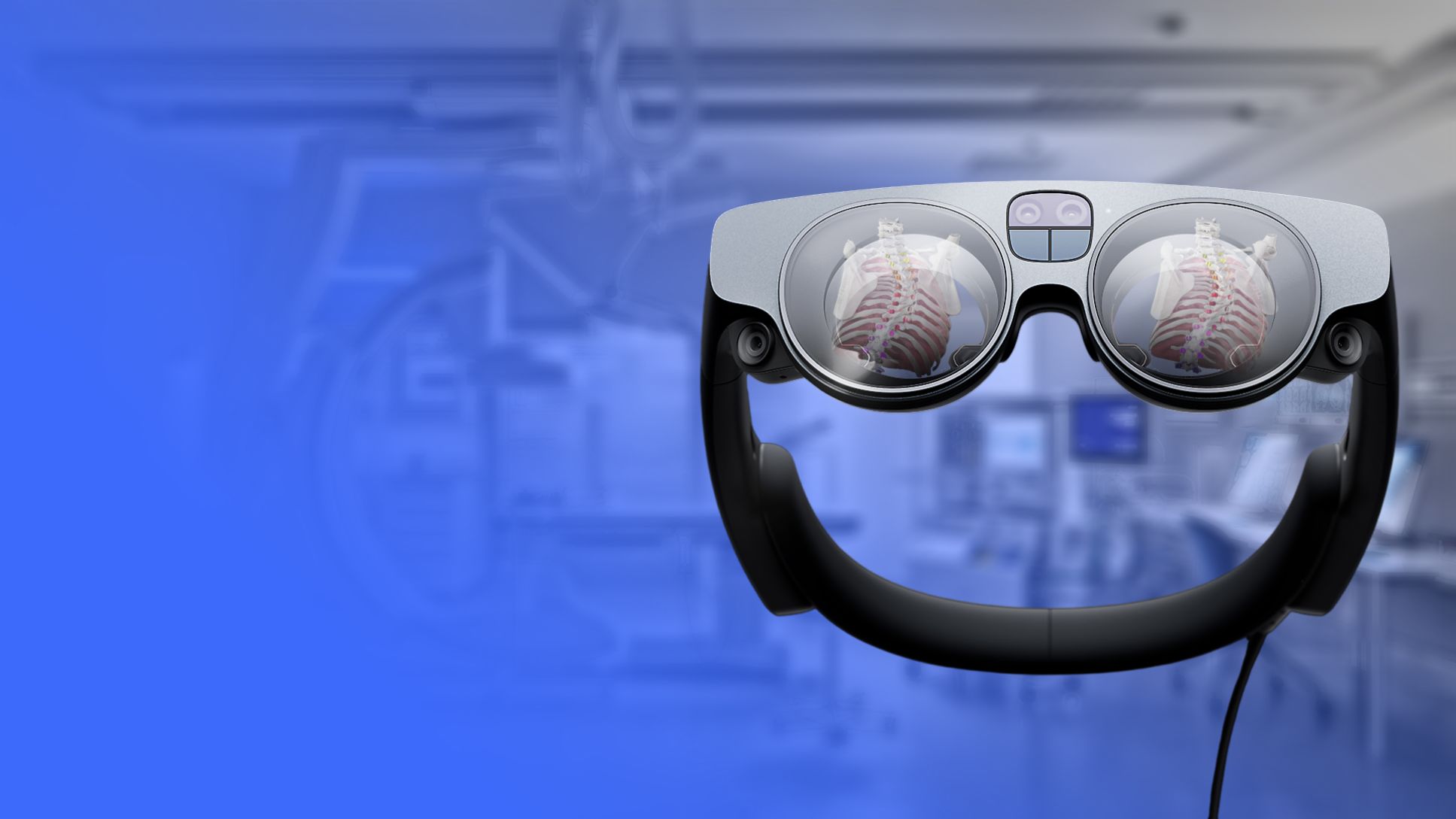 Das Metaverse hat den Operationssaal erreicht: Ausgestattet mit Augmented-Reality-Brillen können Ärztin oder Arzt zielgenauer operieren und sich besser auf Eingriffe vorbereiten, 2023, Porsche Consulting