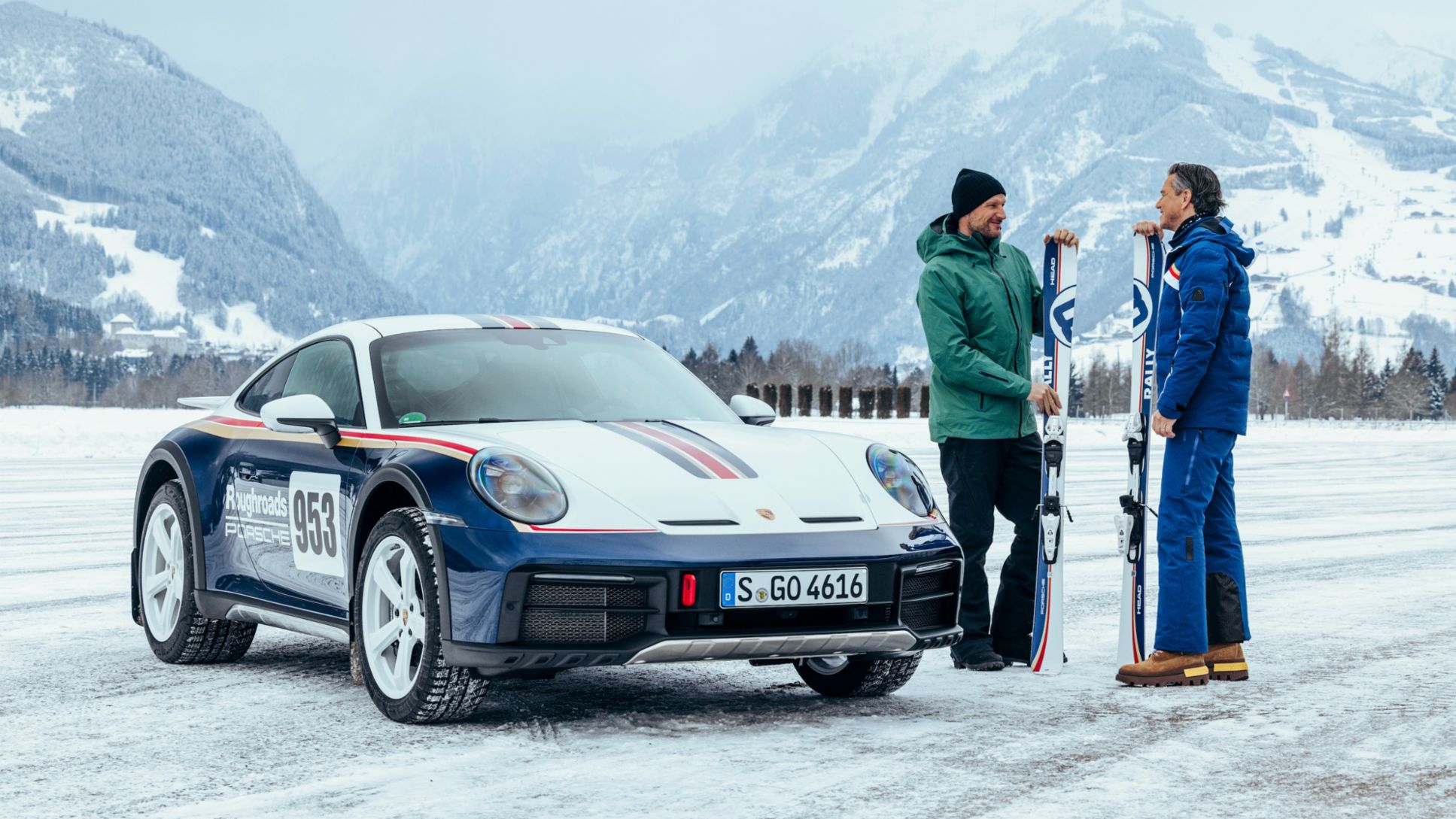 Aksel Lund Svindal, Porsche Brand Ambassador, Lutz Meschke, Deputy Chairman of the Executive Board, Finance and IT, Head Collection 2023/2024, 2023, Porsche AG