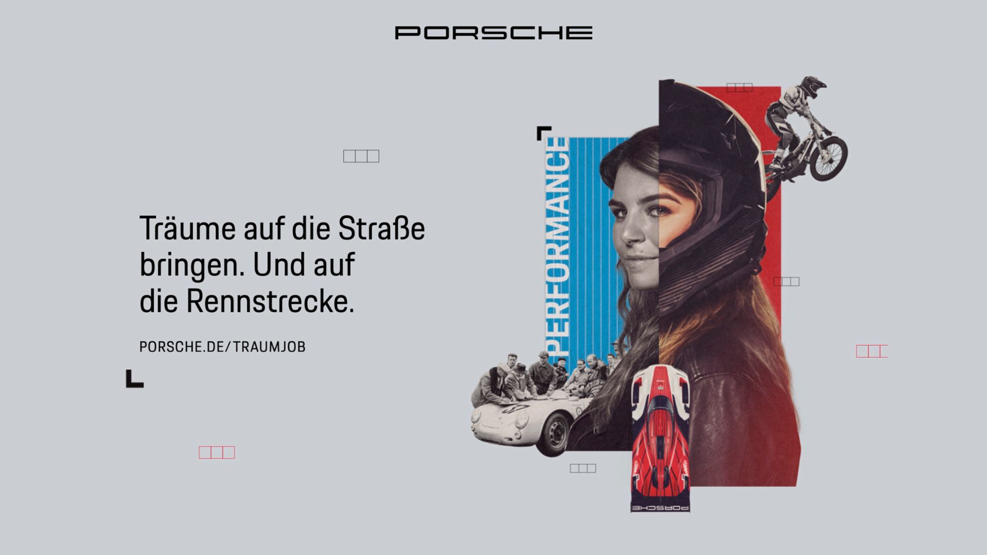 "Traumjob Porsche", Employer Branding Kampagne, 2023, Porsche AG