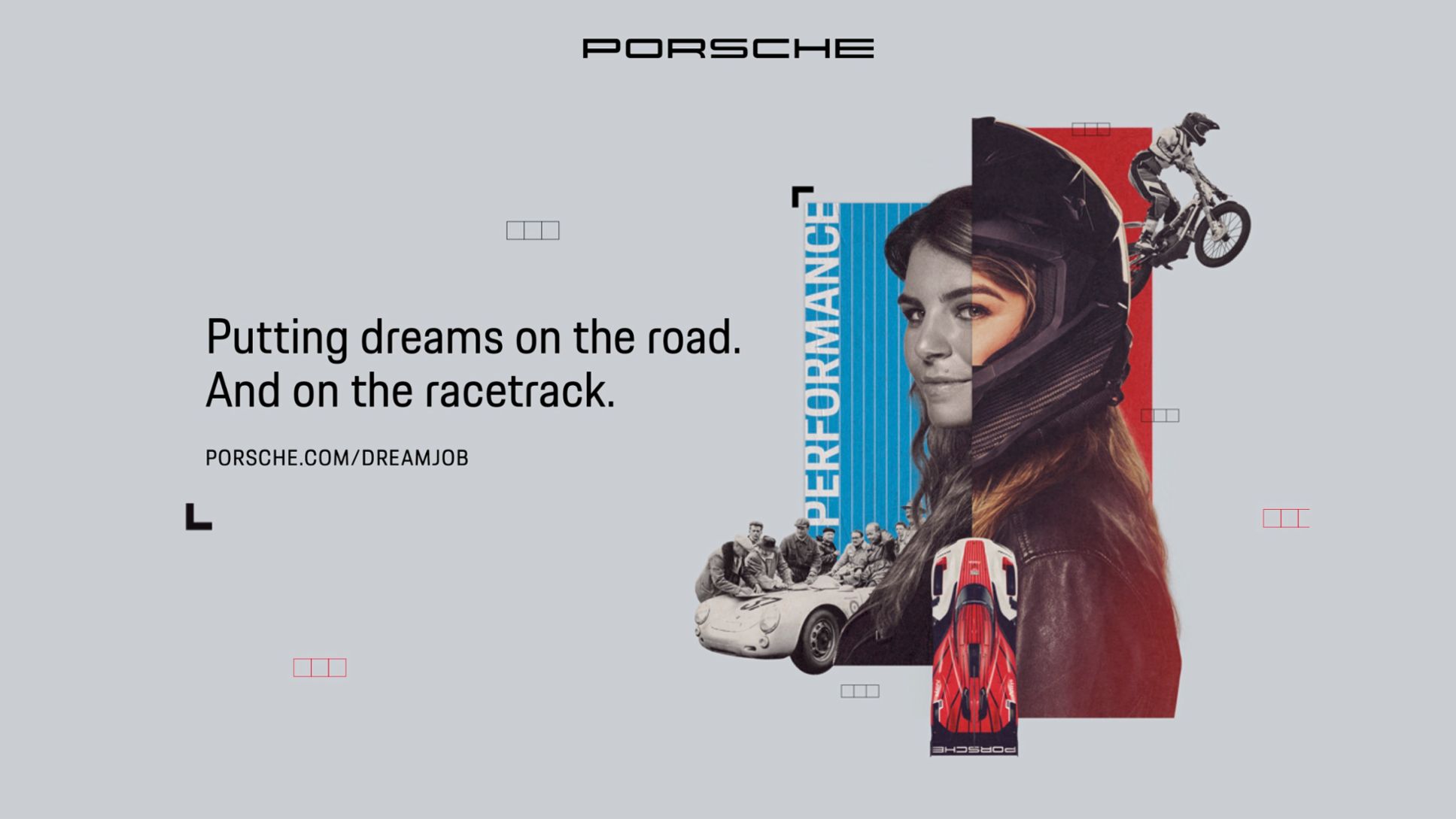 “Porsche dream jobs”, employer branding campaign, 2023, Porsche AG