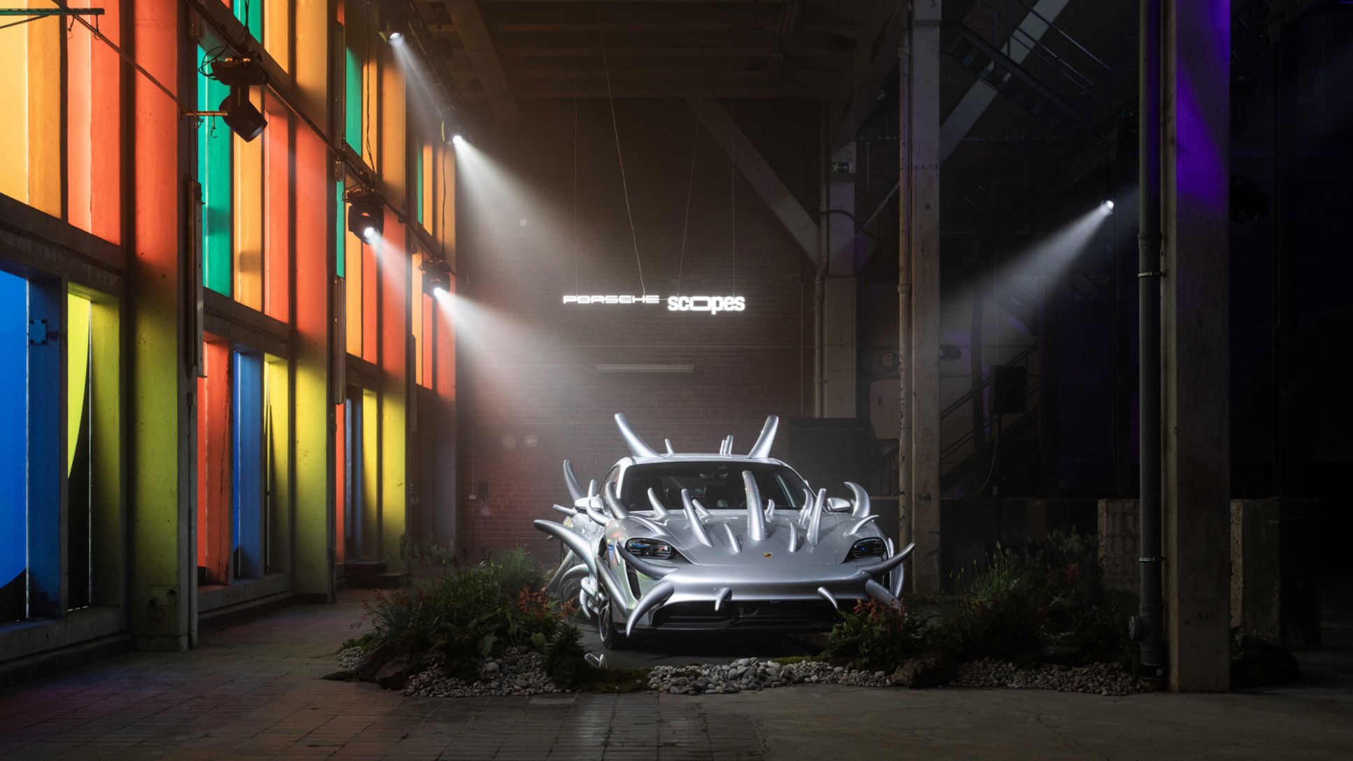 Porsche Taycan art car, Porsche SCOPES, Stockholm, 2023, Porsche AG