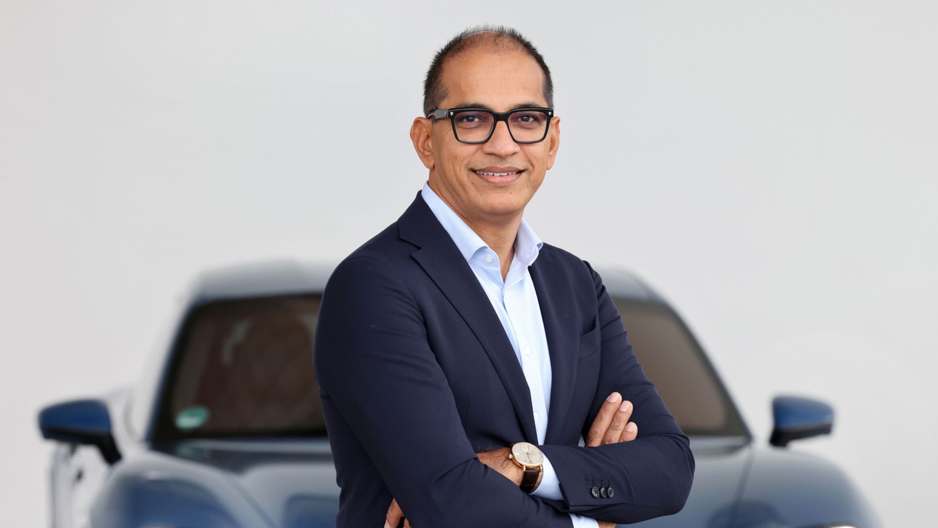 Sajjad Khan, miembro del Consejo de Dirección de Porsche AG como responsable de Car-IT, 2023, Porsche AG