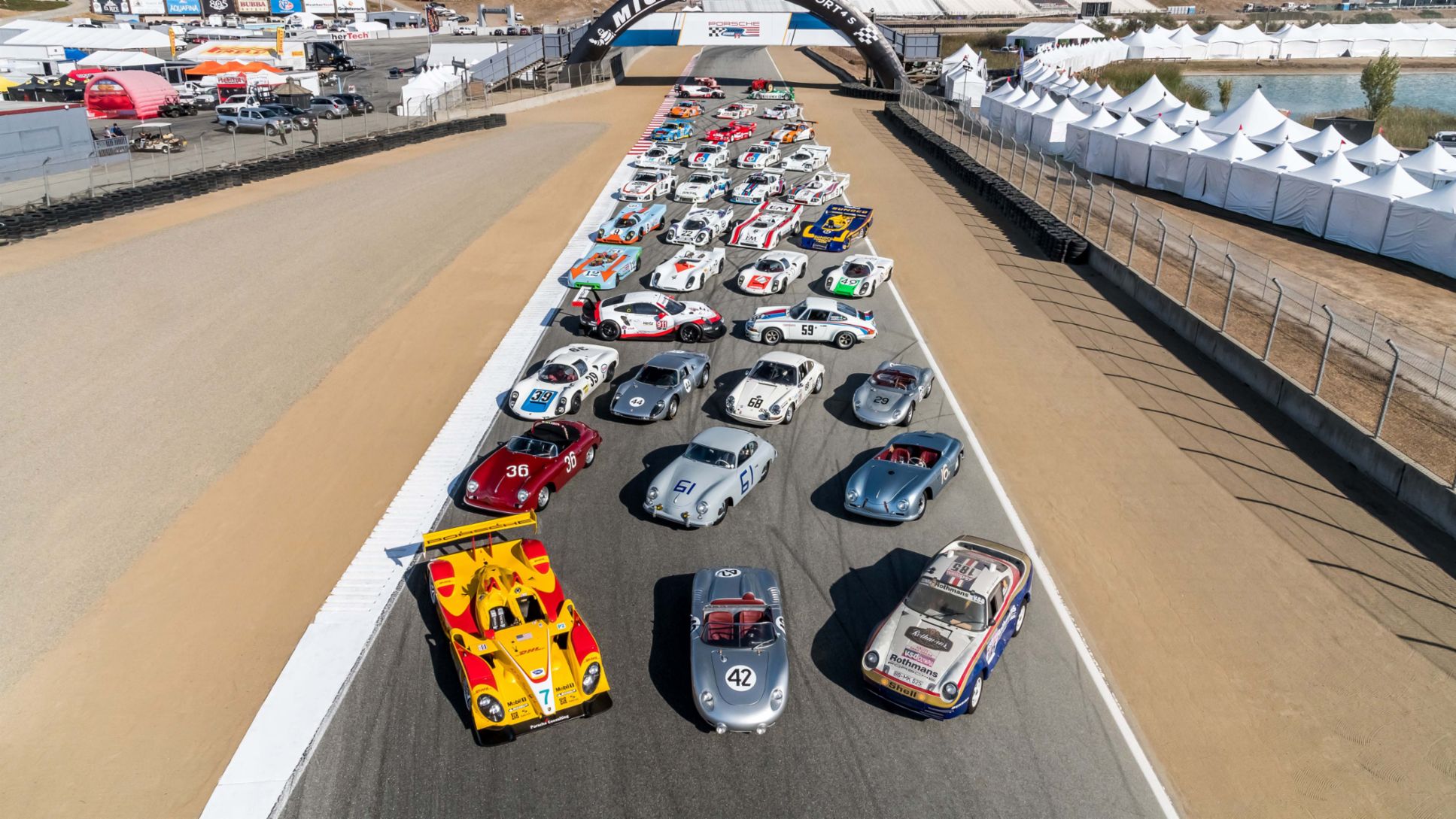 Rennsport Reunion VI, WeatherTech Raceway Laguna Seca, Kalifornien, 2018, Porsche AG