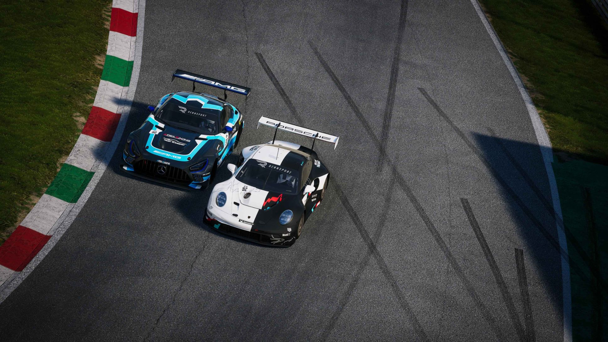 Porsche 911 GT3 R, Porsche Coanda Esports Racing Team, Esports ESL_R1, Lauf 1 Monza (I), 2023, Porsche AG