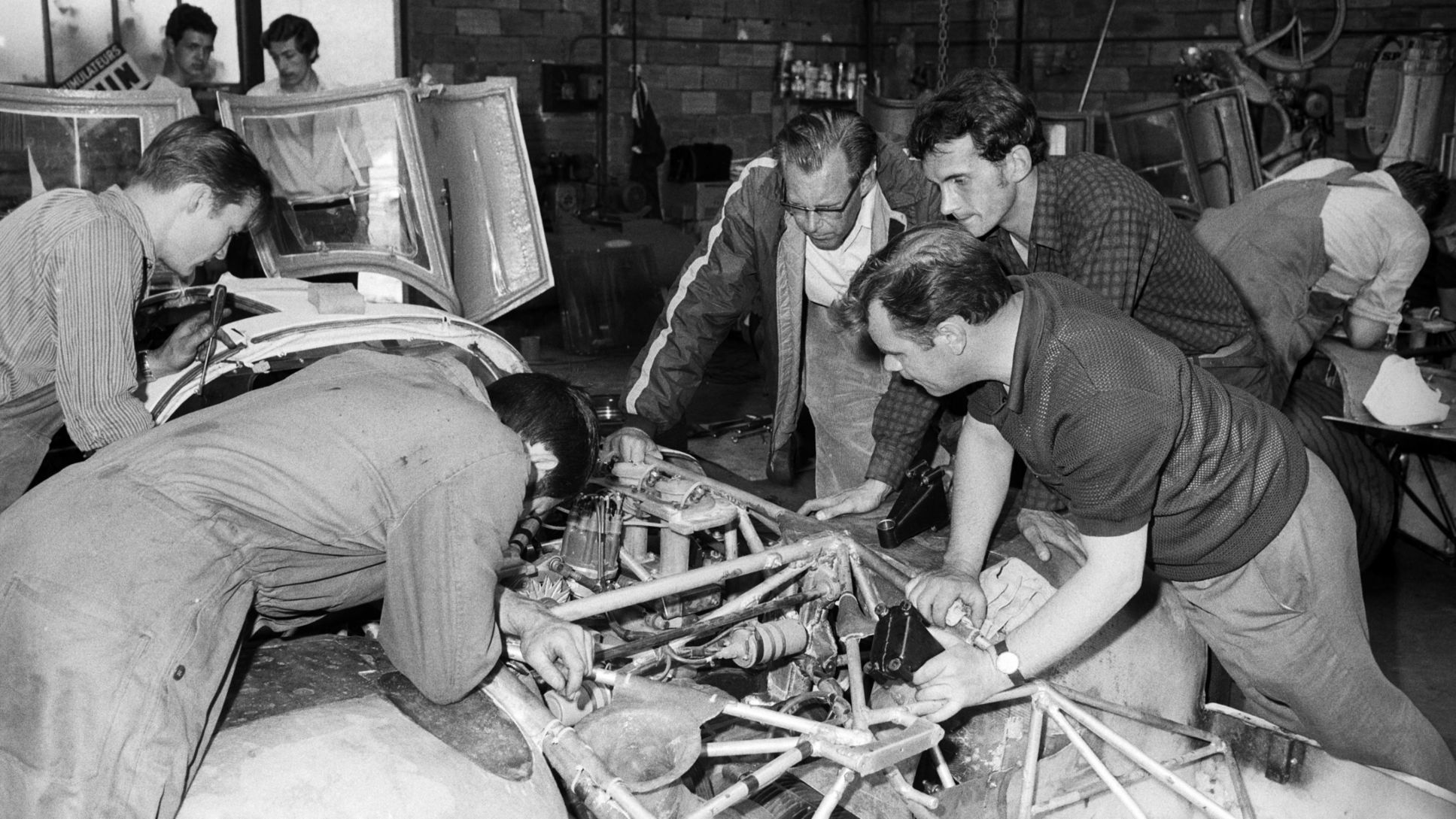 Valentin Schäffer, Helmut Flegl, Peter Falk Günther Gutekunst, Gerhard Küchle, 917 LH, Le Mans, 1970, Porsche AG