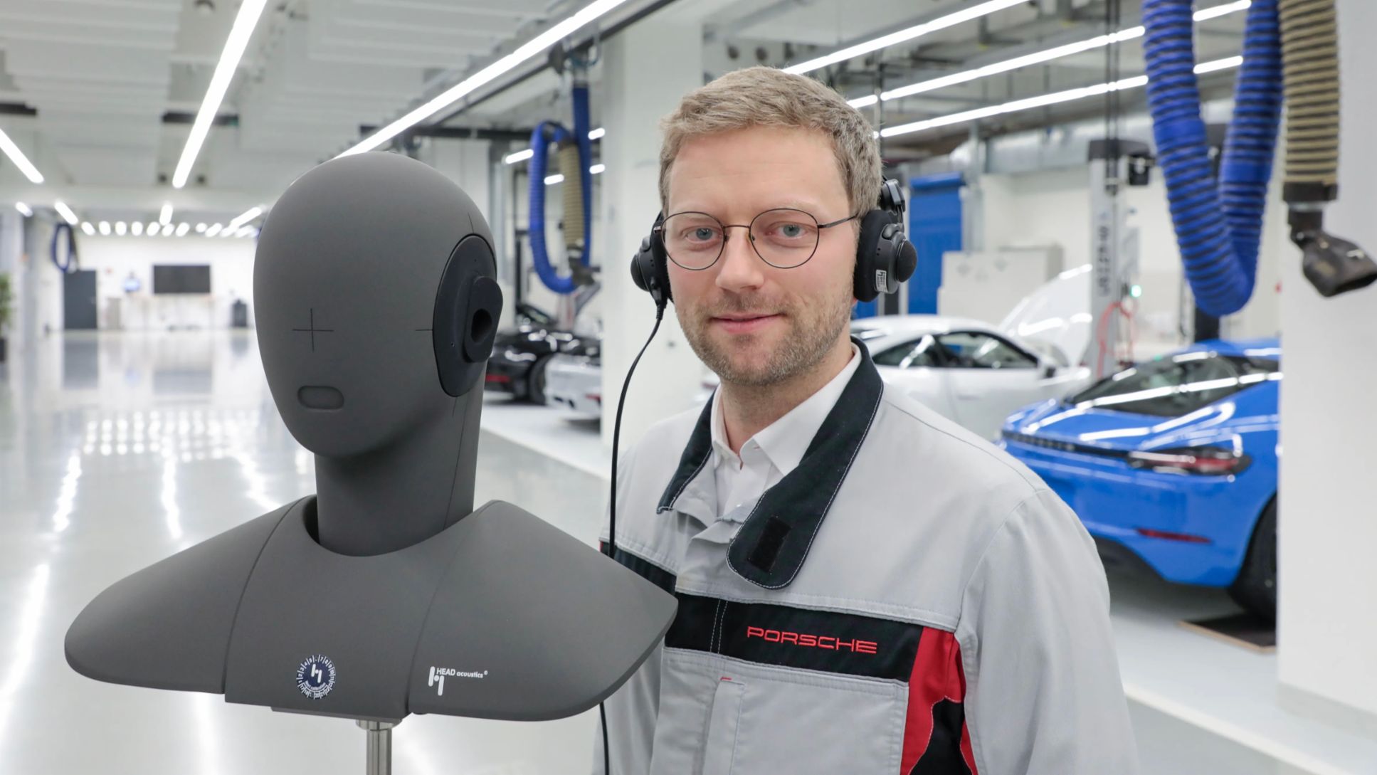 David Sadowski, ingeniero acústico, 2024, Porsche AG