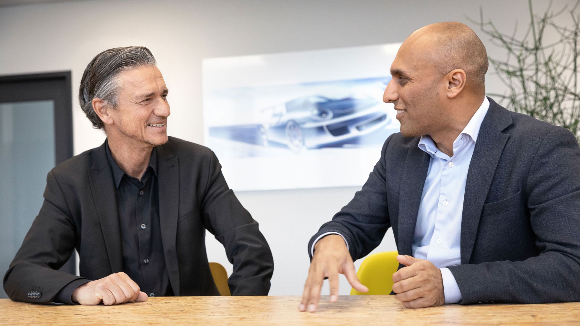 Lutz Meschke, Deputy Chairman of the Executive Board, Finance and IT, Qasar Younis, Co-Founder und CEO von Applied Intuition, 2024, Porsche AG