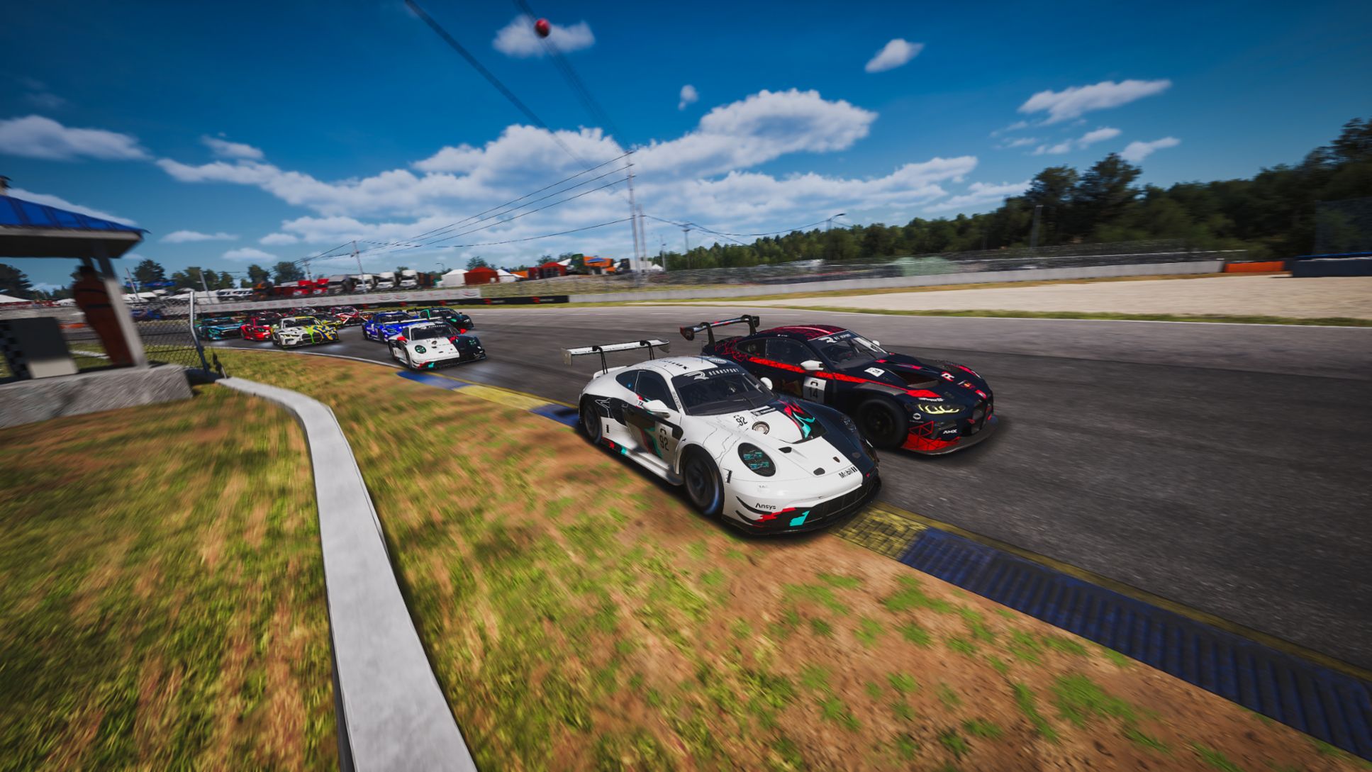 Porsche 911 GT3 R, Charlie Collins, Mitchell deJong, Joshua Rogers, Dayne Warren, Porsche Coanda Esports Racing Team, Esports ESL R1, Road Atlanta, 2024, Porsche AG