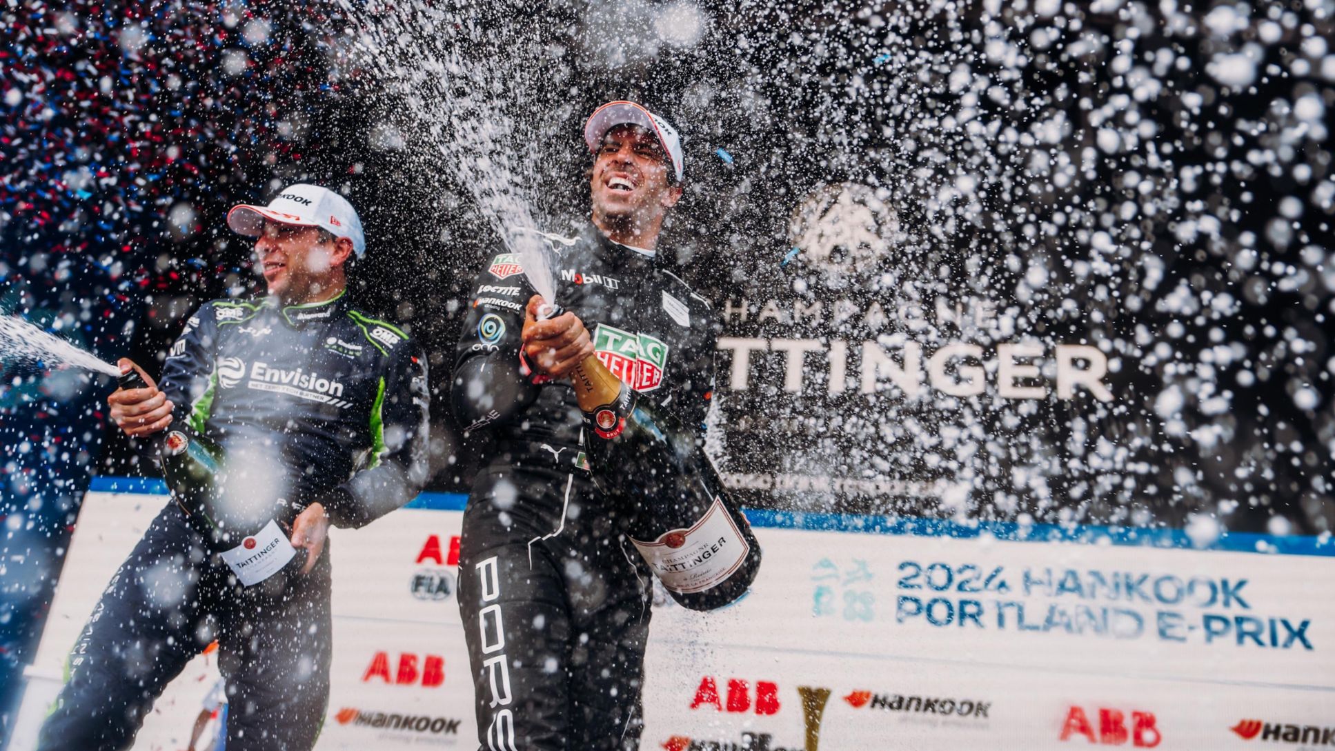 António Félix da Costa, piloto oficial del equipo TAG Heuer Porsche de Fórmula E, E-Prix de Portland, 2024, Porsche AG