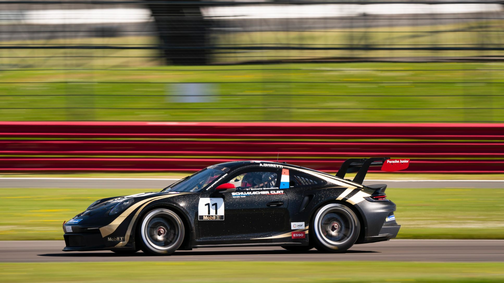 Alessandro Ghiretti (FRA), piloto Júnior de Porsche, Porsche 911 GT3 Cup, Schumacher CLRT (nº 11), Porsche Mobil 1 Supercup 2024, Ímola, Italia, 2024, Porsche AG