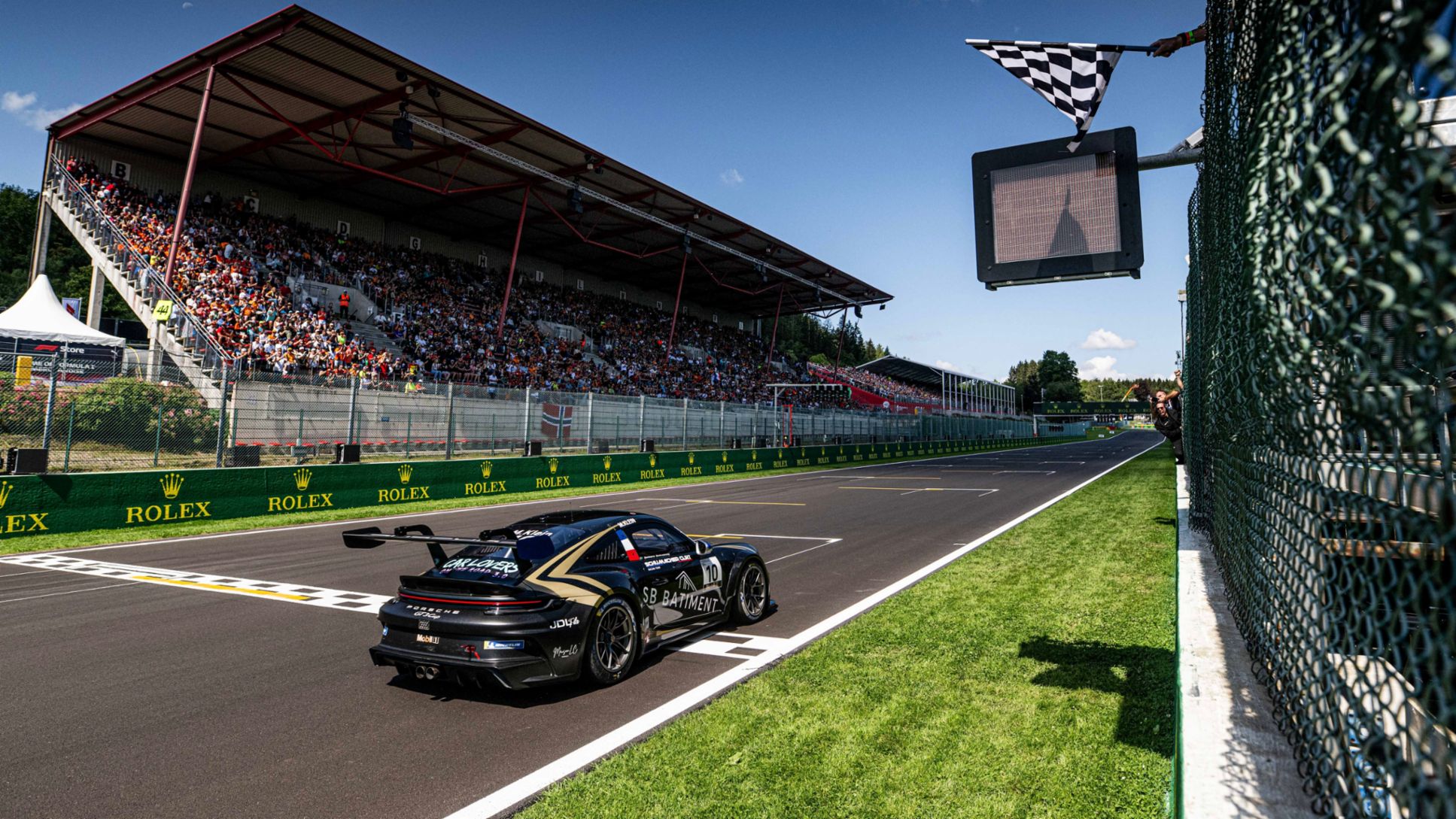Porsche 911 GT3 Cup, Schumacher CLRT (#10), Marvin Klein (F), Porsche Mobil 1 Supercup, Race, Spa-Francorchamps, 2024, Porsche AG