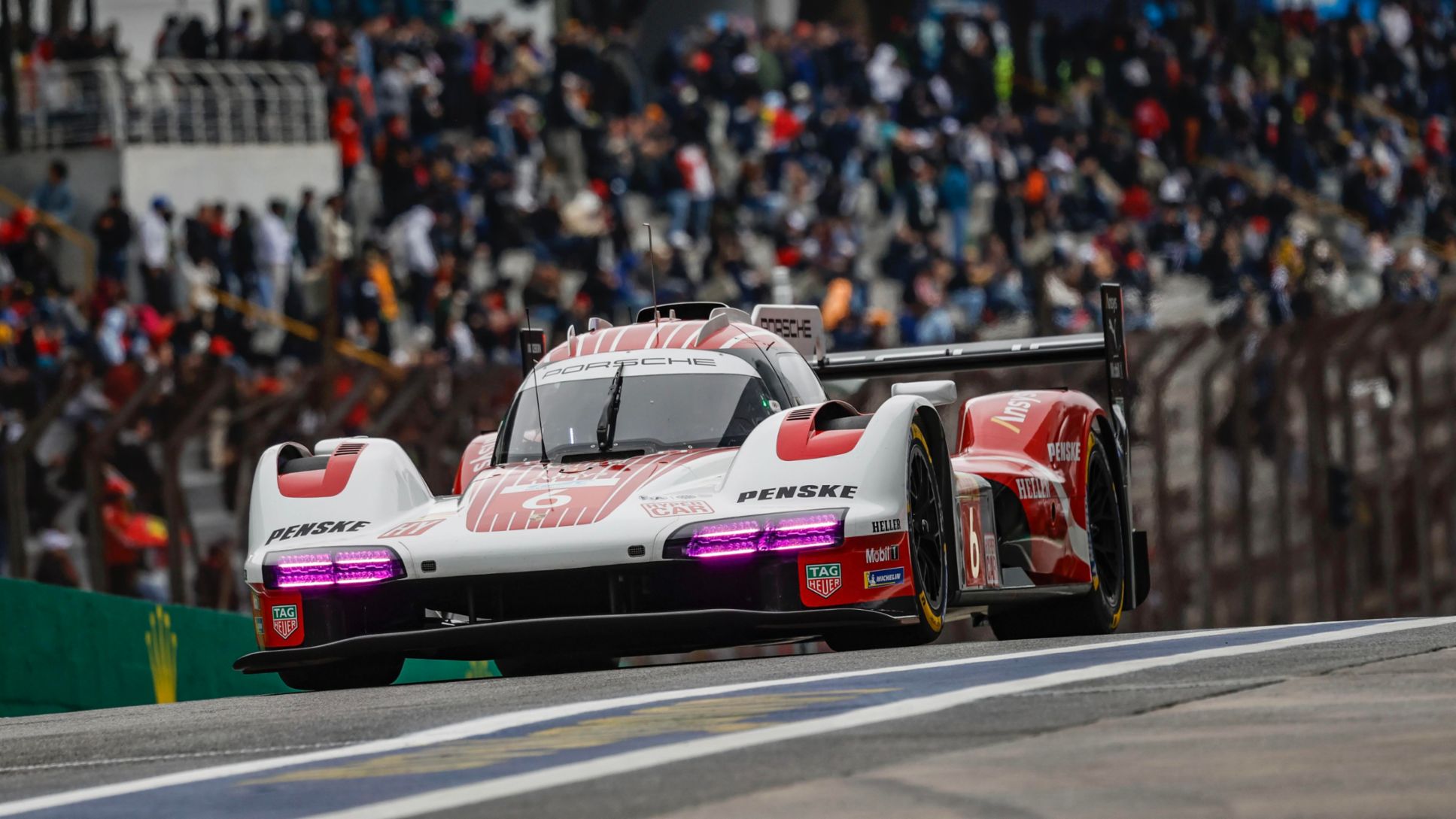 Porsche 963, Porsche Penske Motorsport (#6), Kevin Estre (F), Andre Lotterer (D), Laurens Vanthoor (B), WEC, Sao Paulo, Brazil, 2024, Porsche AG