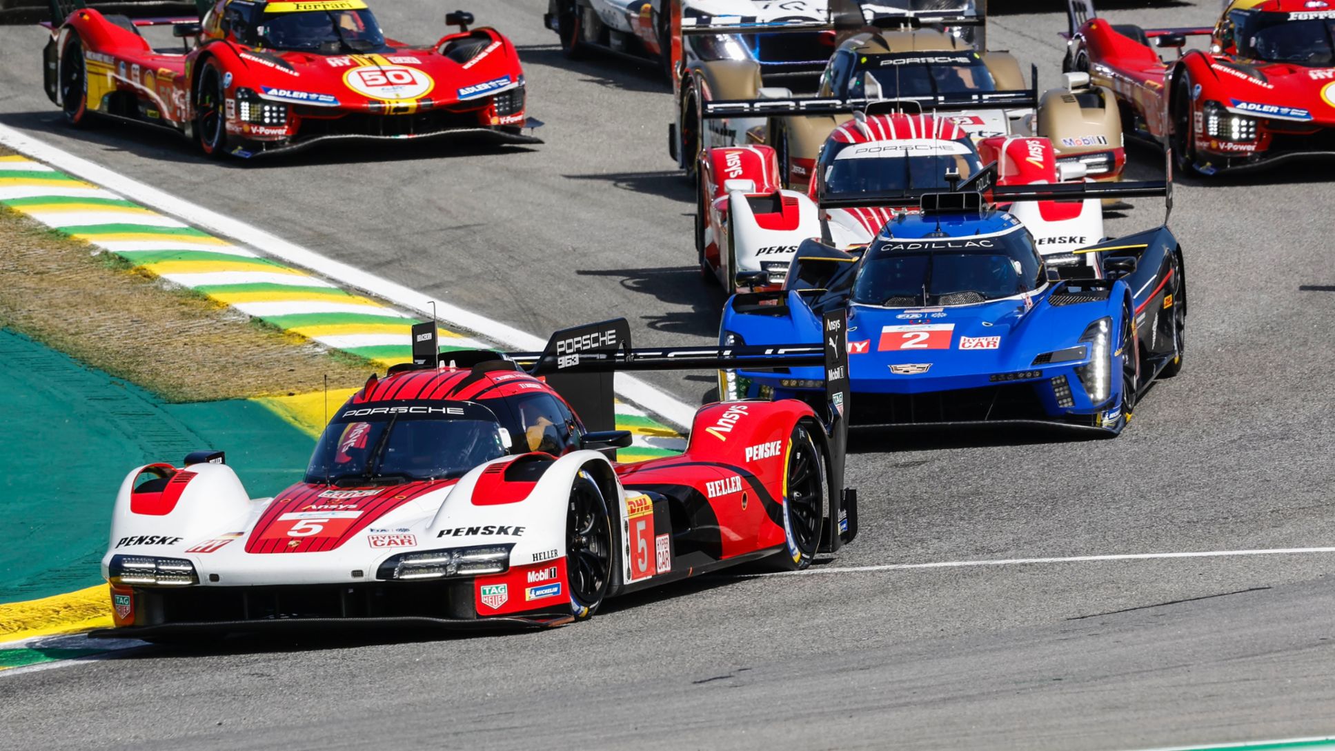  Matt Campbell (AUS), Michael Christensen (DK), Frederic Makowiecki (F), Porsche 963, Porsche Penske Motorsport (#5), Brasil/Sao Paulo, 2024, Porsche AG