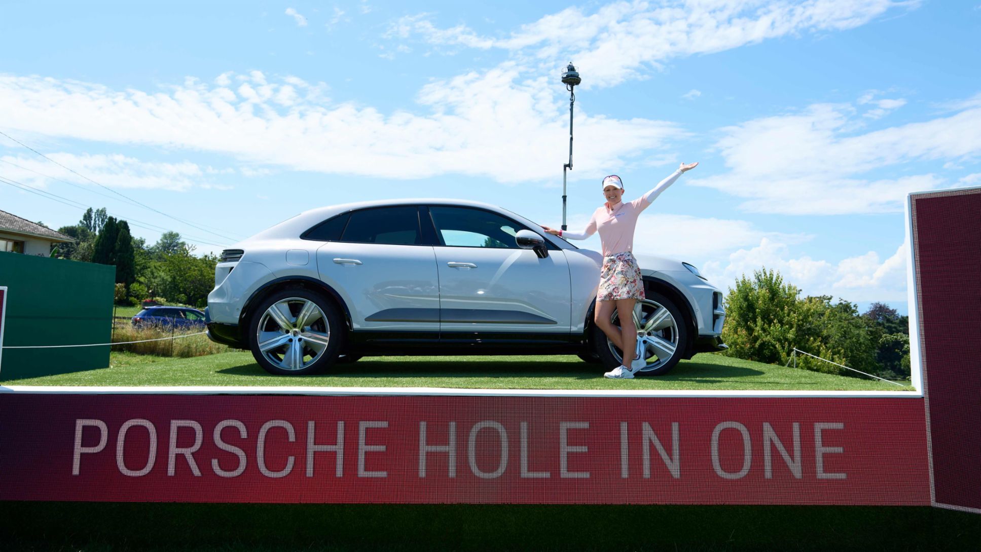 Jodi Ewart Shadoff, Macan Turbo Electric, The Amundi Evian Championship, 2024, Porsche AG