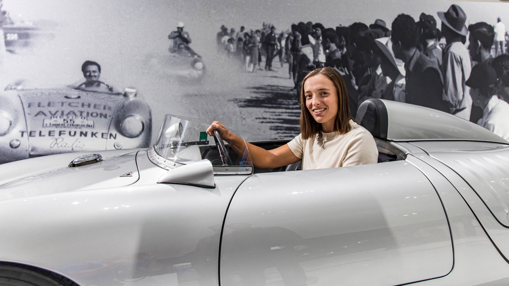Iga Swiatek, Porsche Museum, Porsche Tennis Grand Prix, 2024, Porsche AG